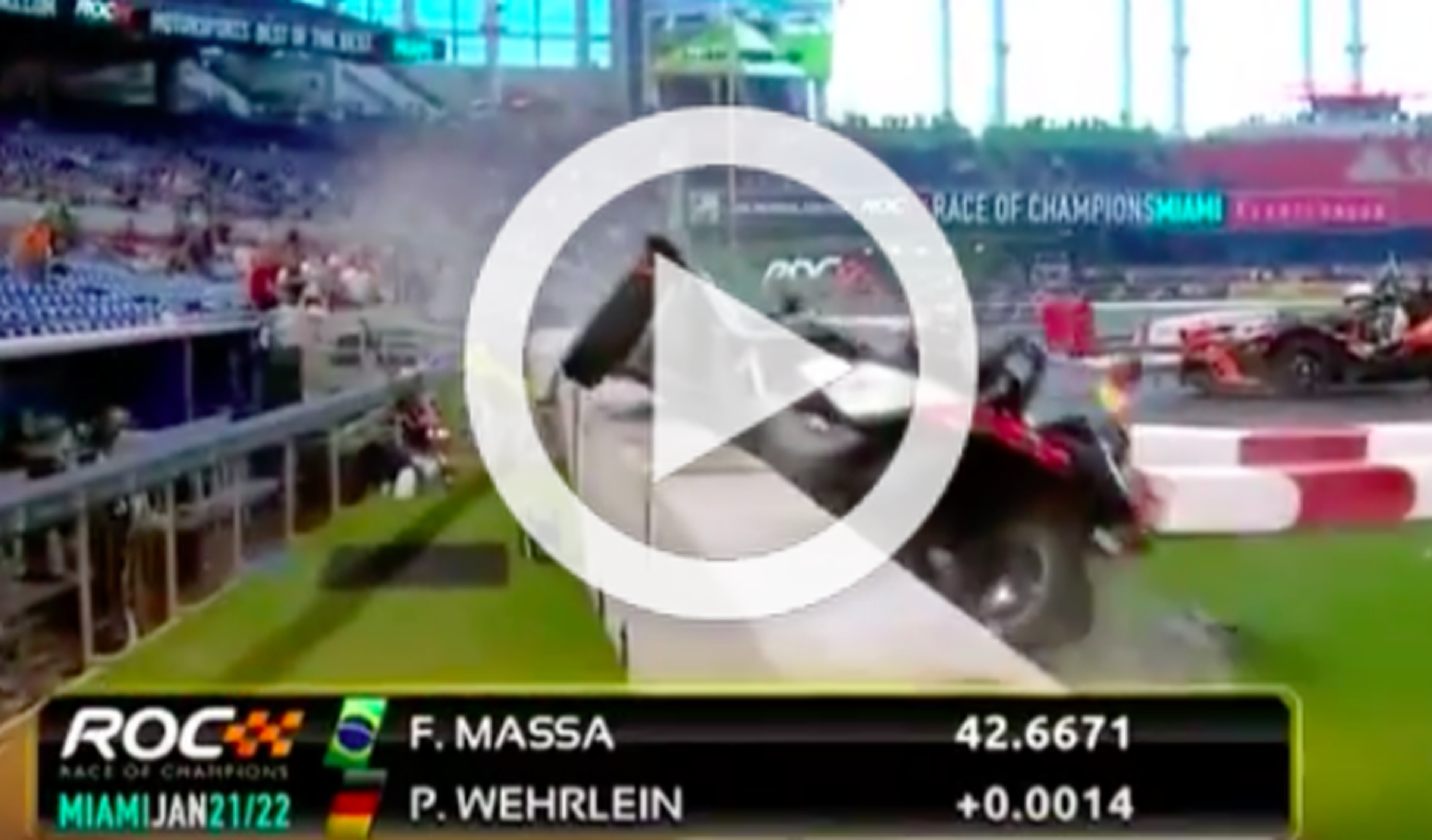 Vídeo: espectacular accidente de Wehrlein en ROC 2017