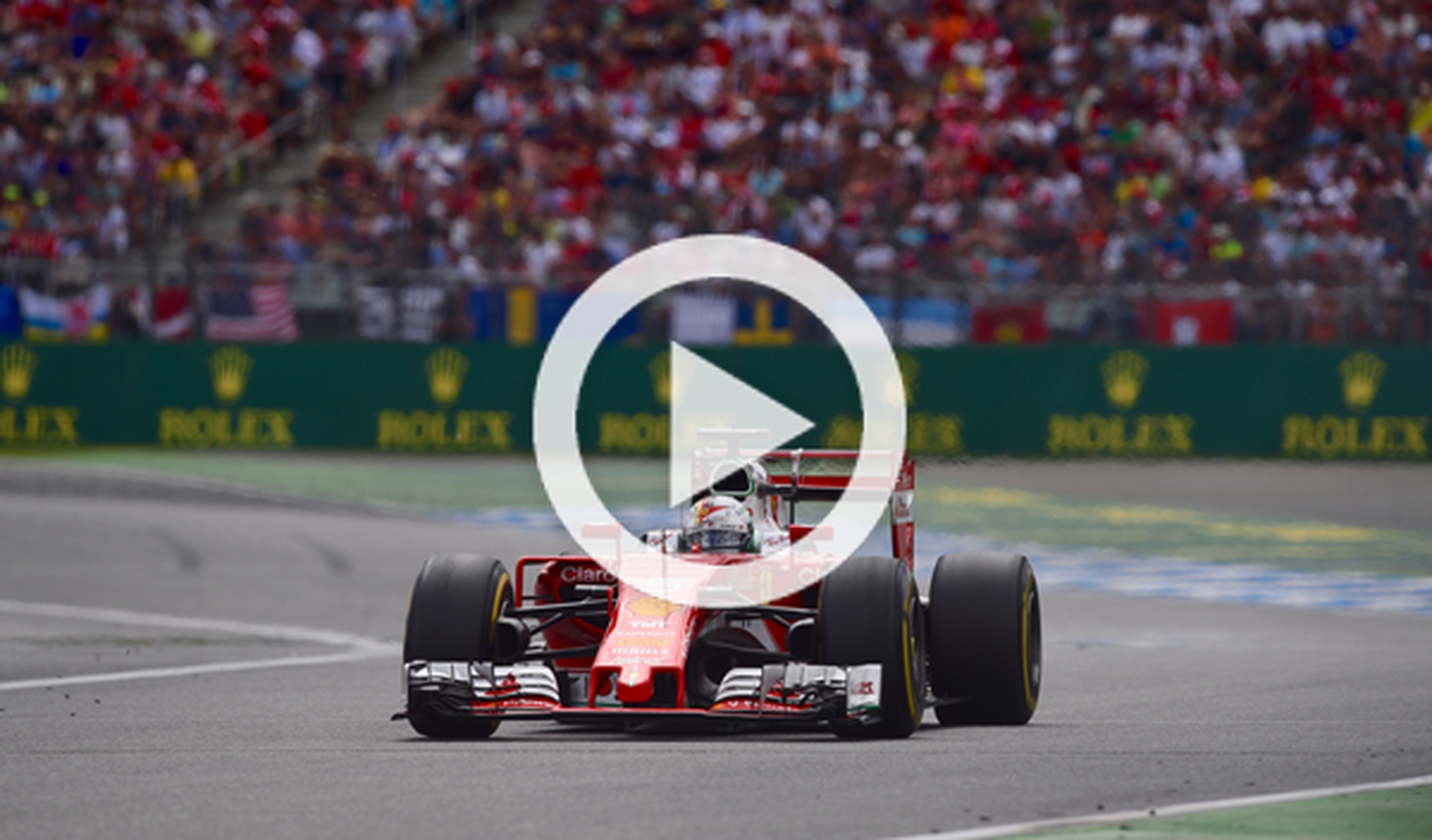 Vídeo: el gran fallo de Vettel en el GP de Alemania