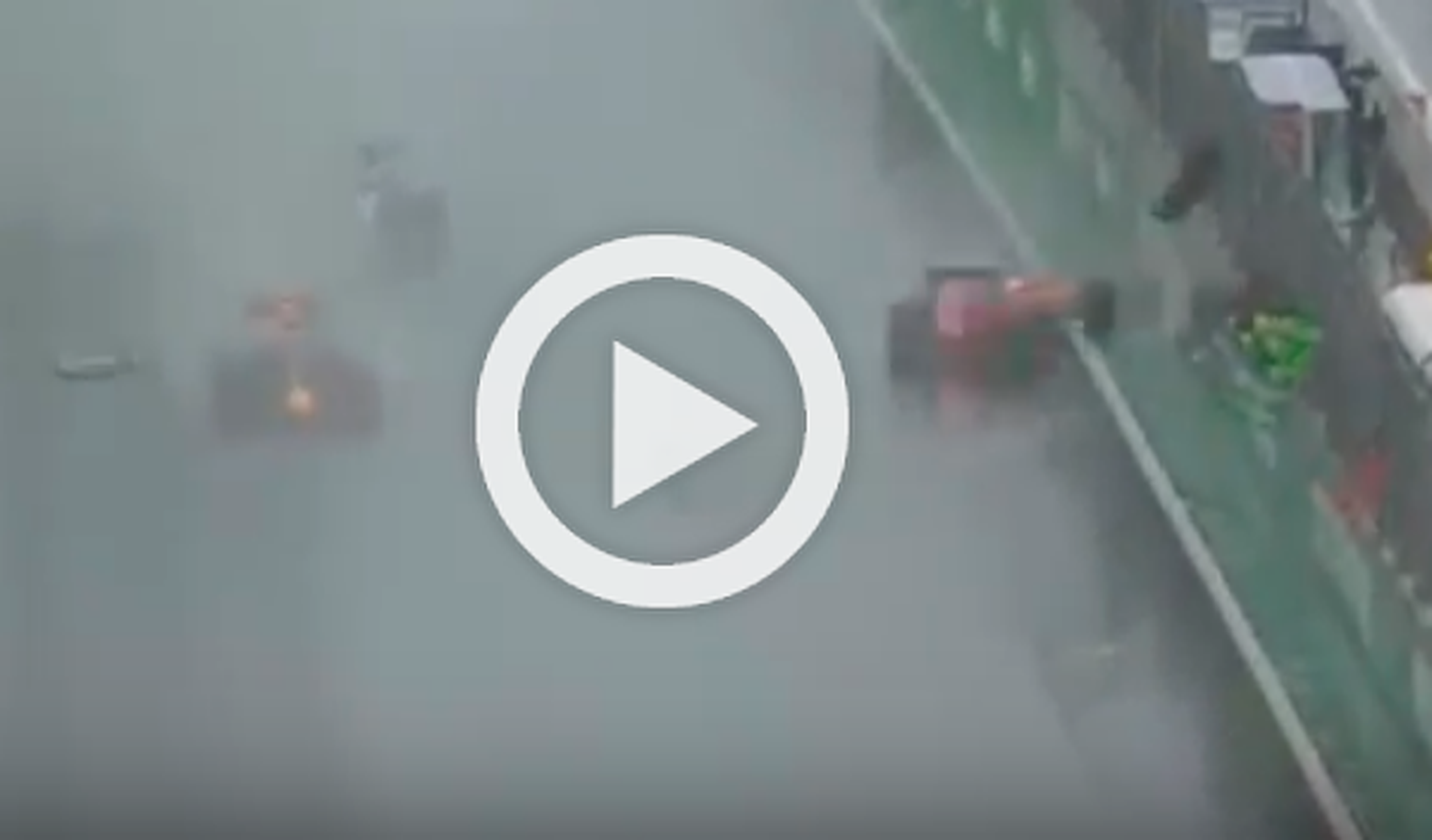 Vídeo: el terrorífico accidente de Räikkönen en Brasil