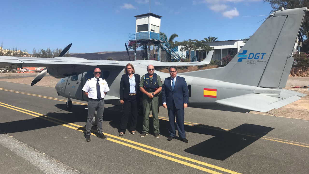 Avionetas y drones de la DGT para vigilar las carreteras -