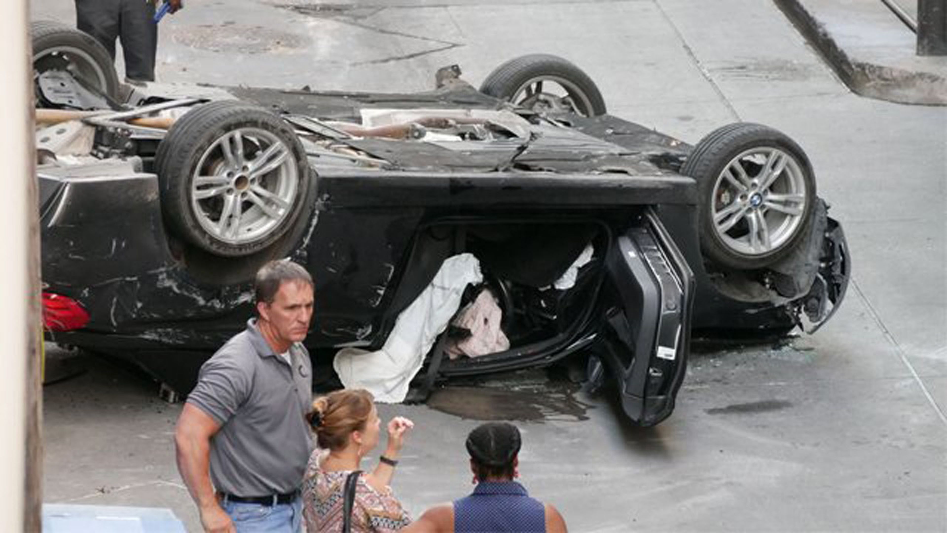 BMW Serie 4 Cabrio cae desde siete plantas de altura