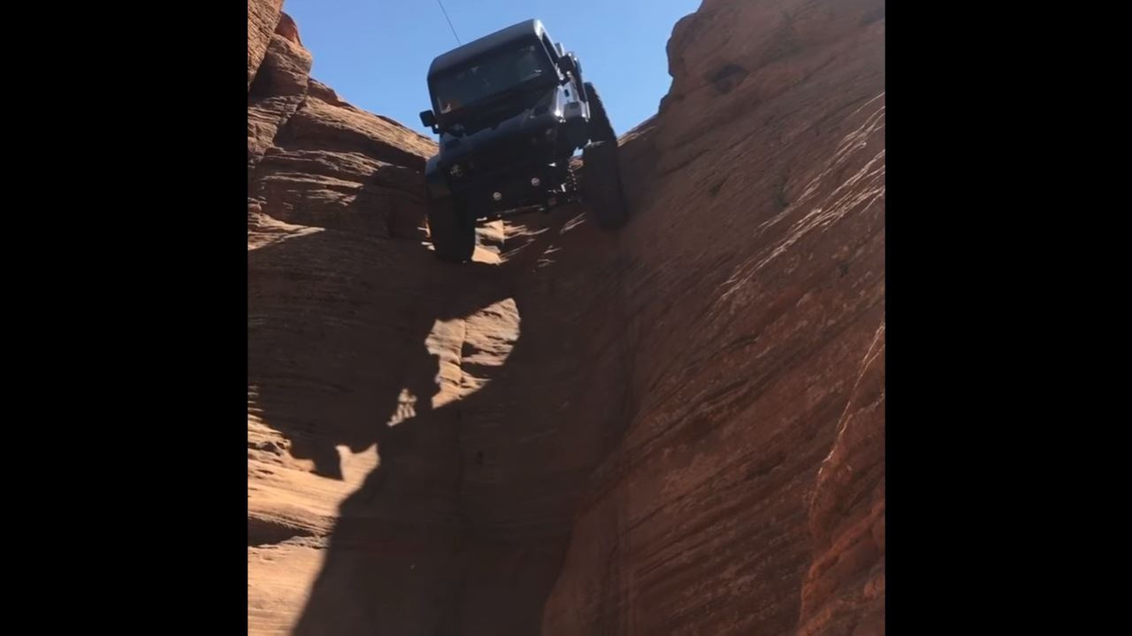 Jeep Wrangler pared vertical