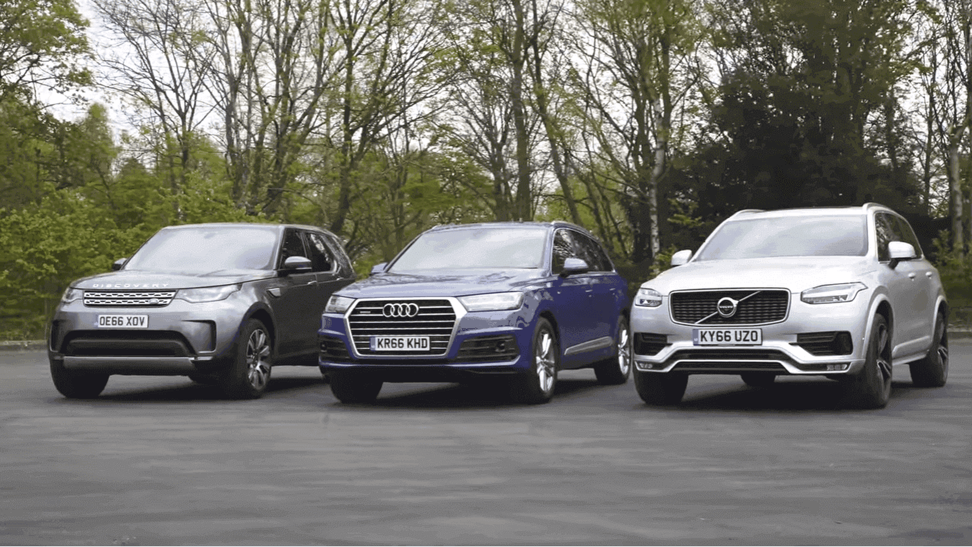 Volvo XC90 Audi Q7 Land Rover Discovery