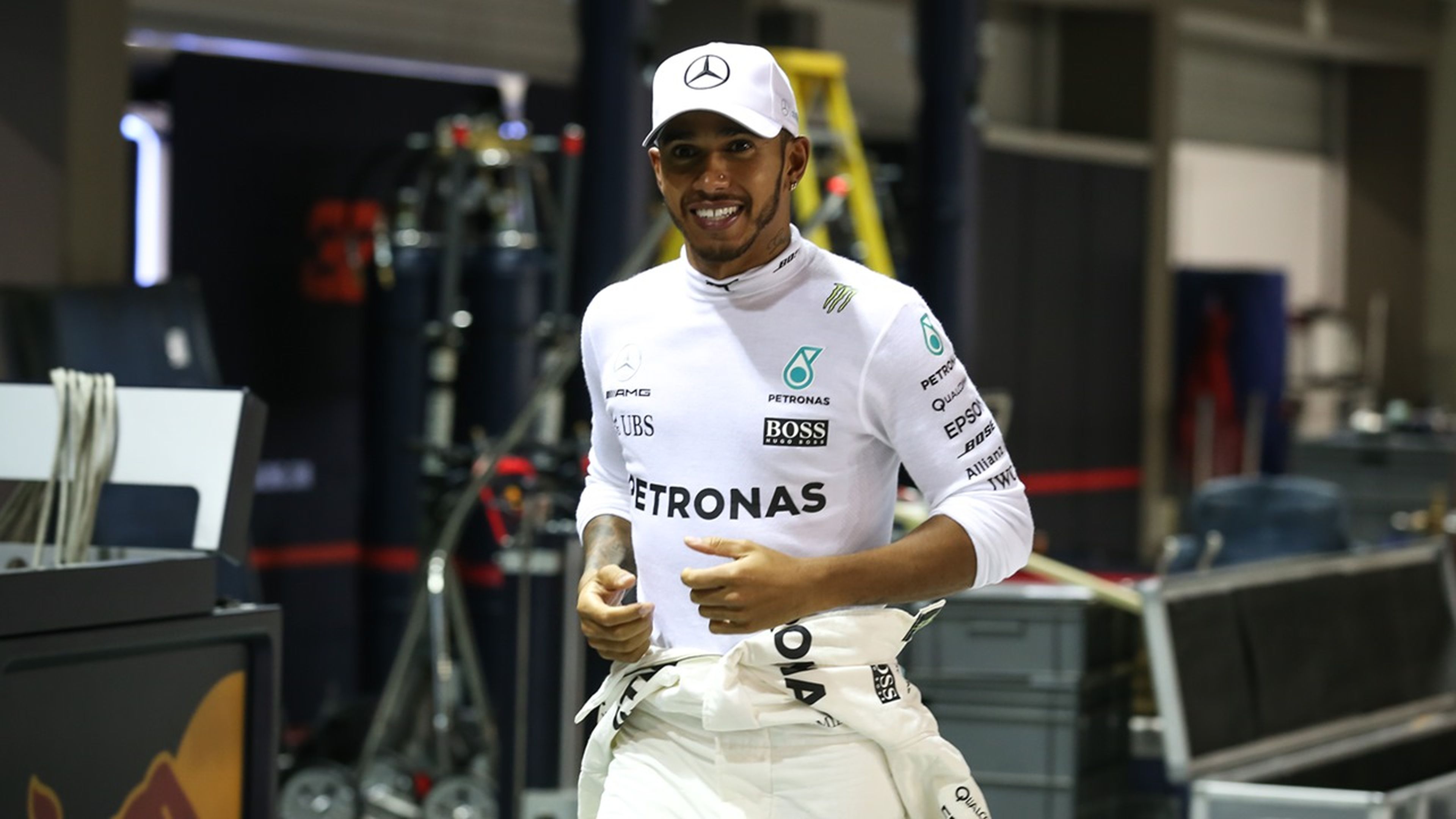 Lewis Hamilton, en el GP de SIngapur 2017
