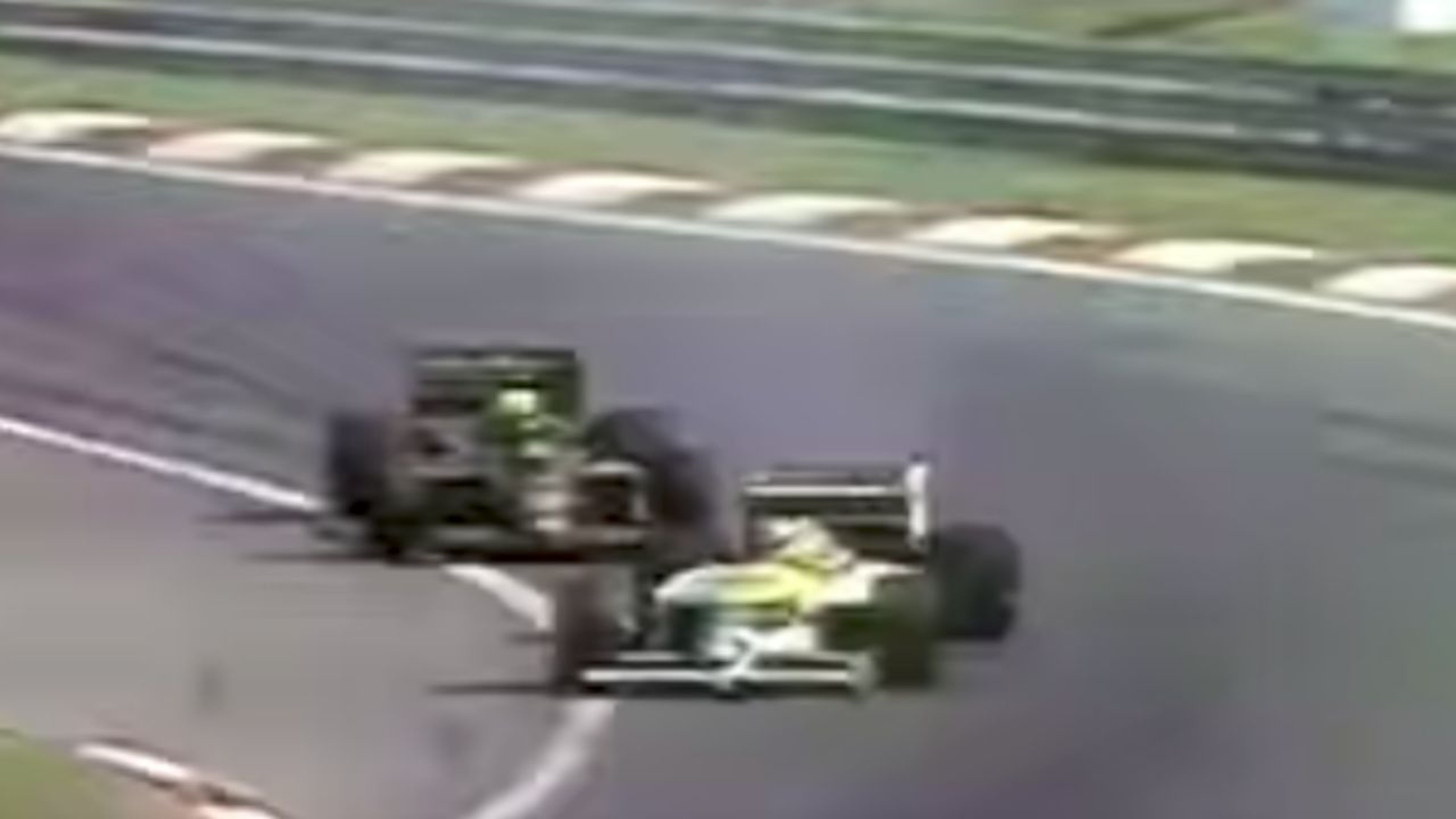 Lucha Senna vs Piquet Hungría 1986