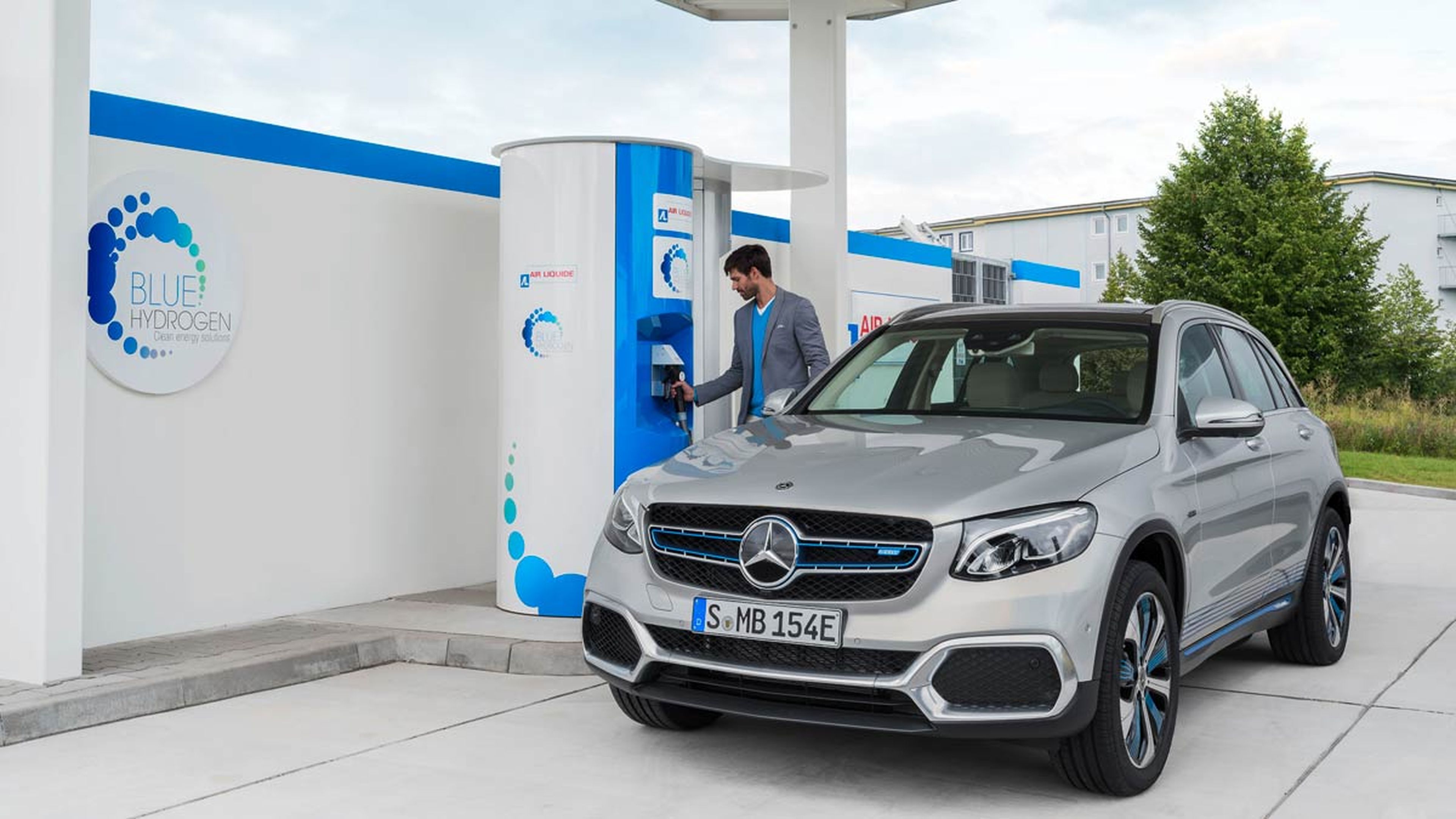 Mercedes GLC F-CELL gasolinera de hidrogeno