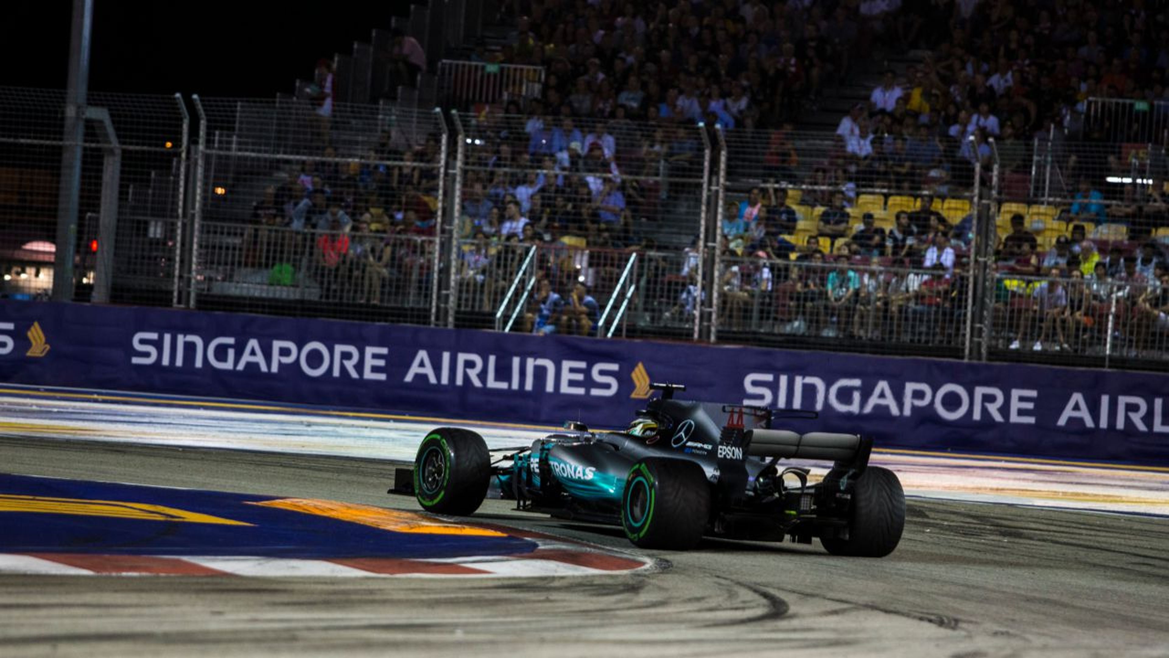 Mercedes, en el GP Singapur 2017