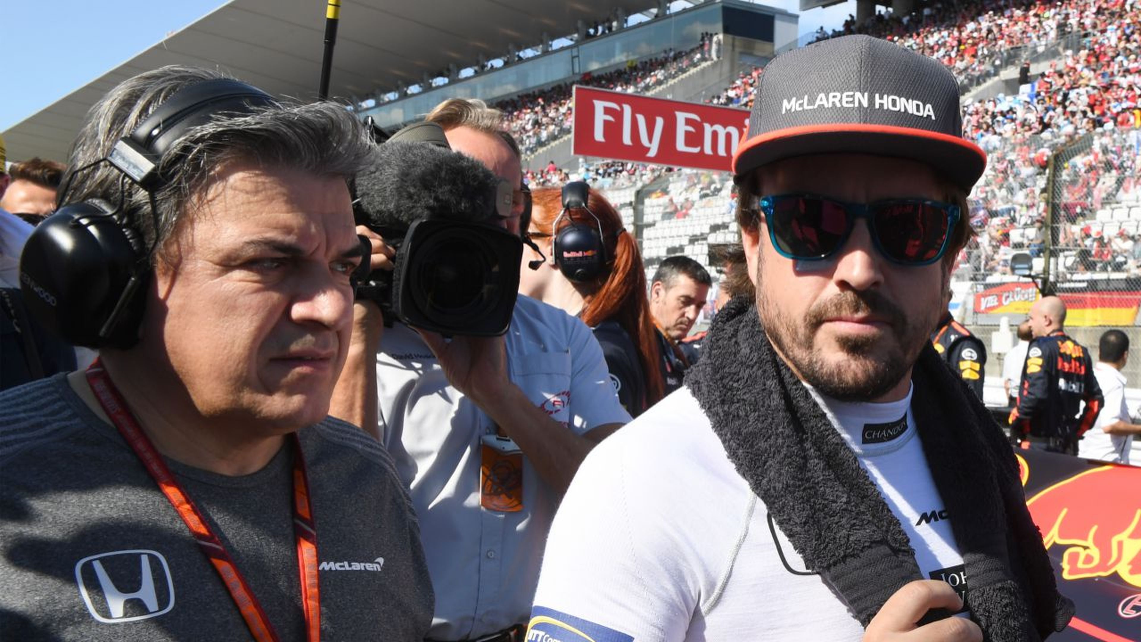 Alonso en la parrilla del GP Japón 2017