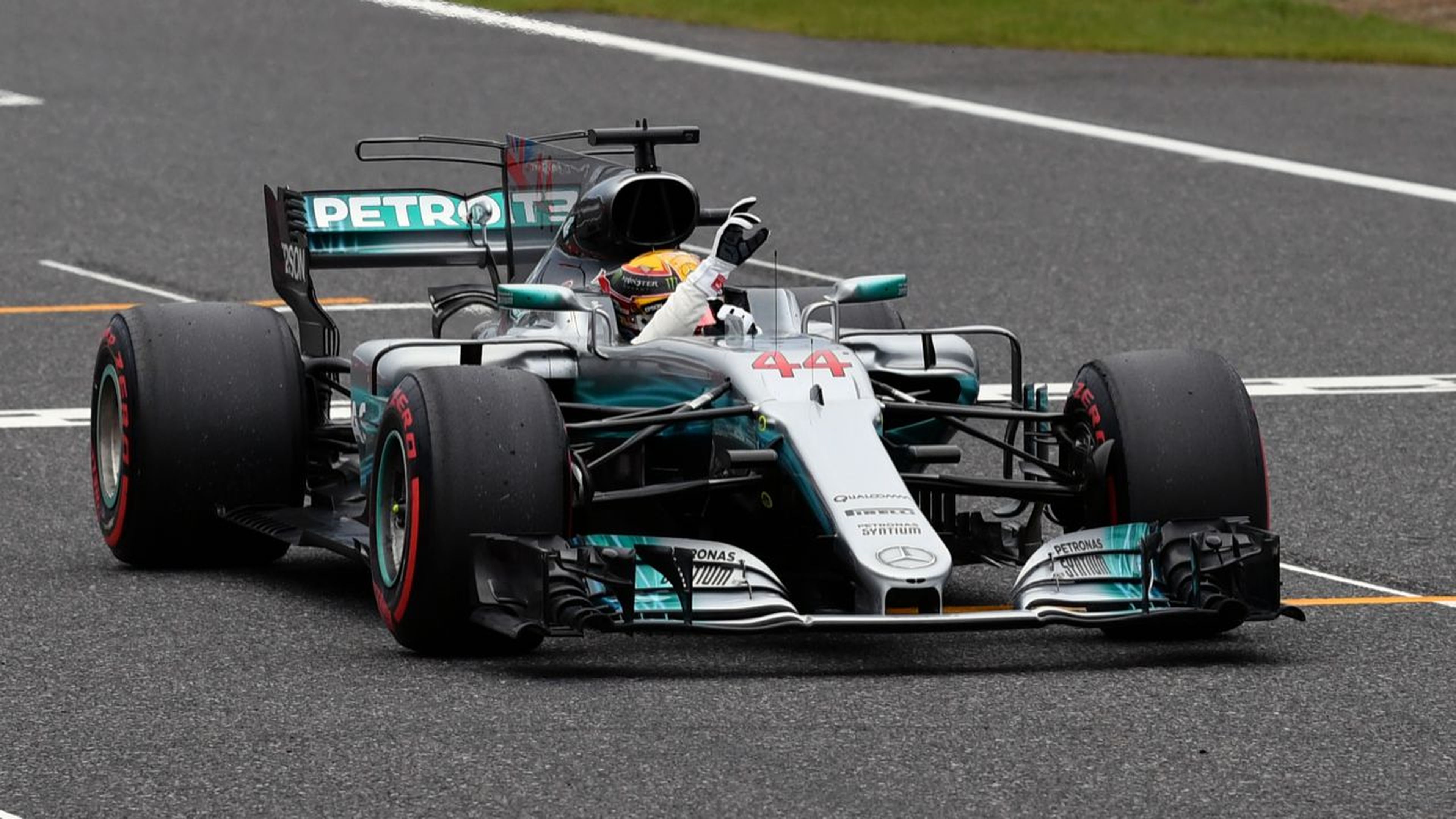 Lewis Hamilton, en pole en Suzuka