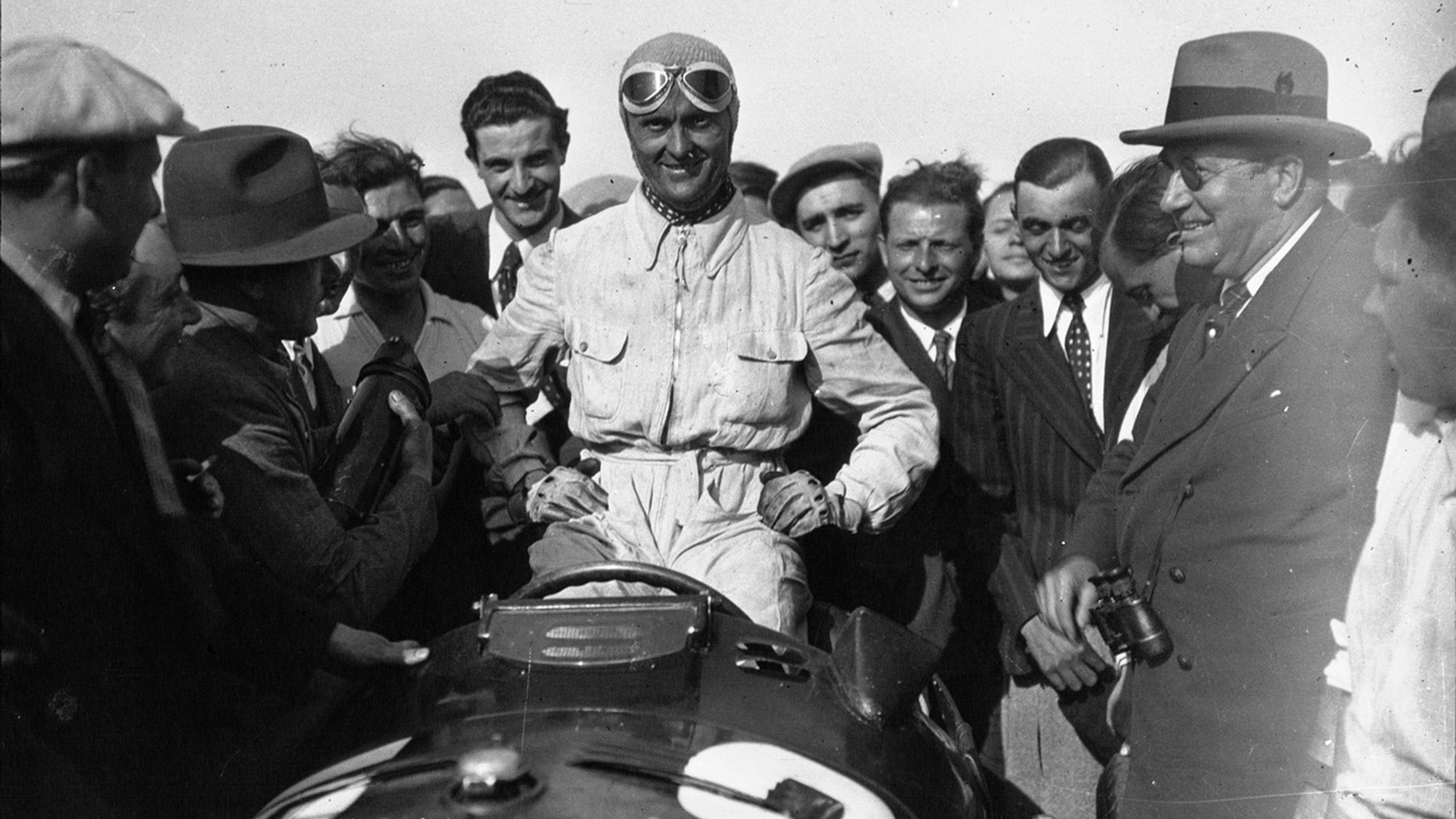 Chiron tras ganar el GP de Francia de 1934