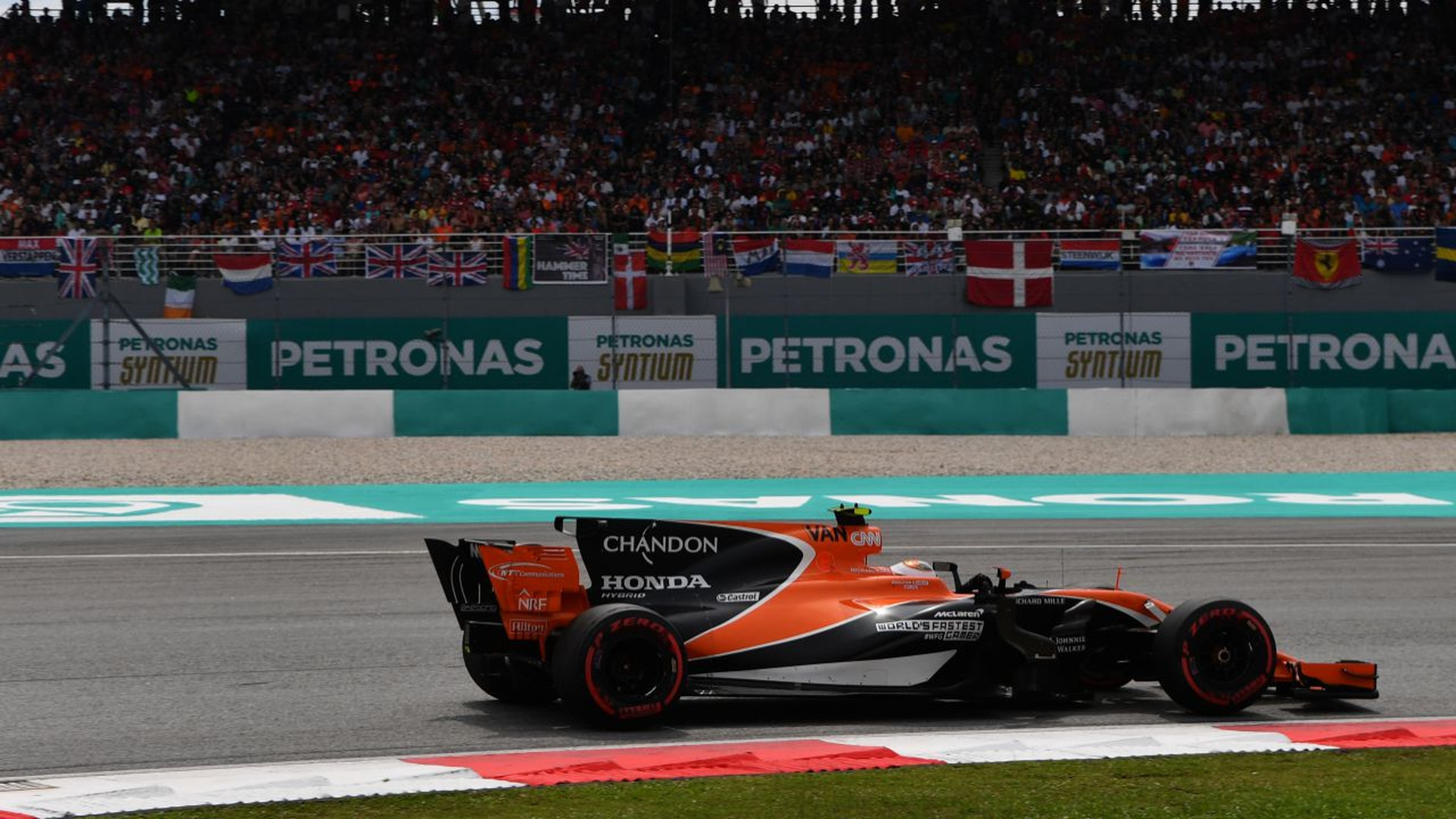 McLaren-Honda, durante el GP de Malasia