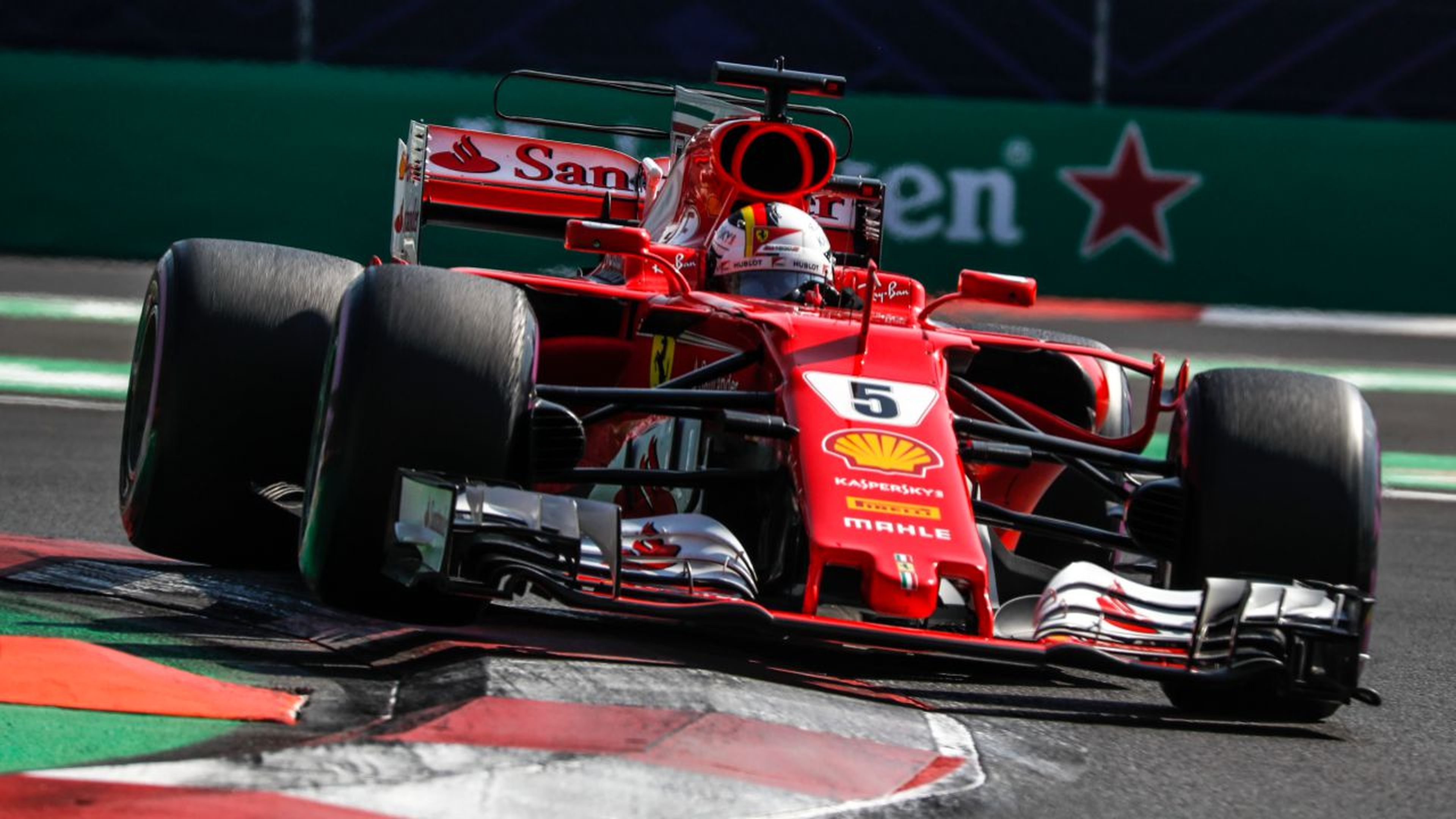 Pole de Vettel en el GP Mexico