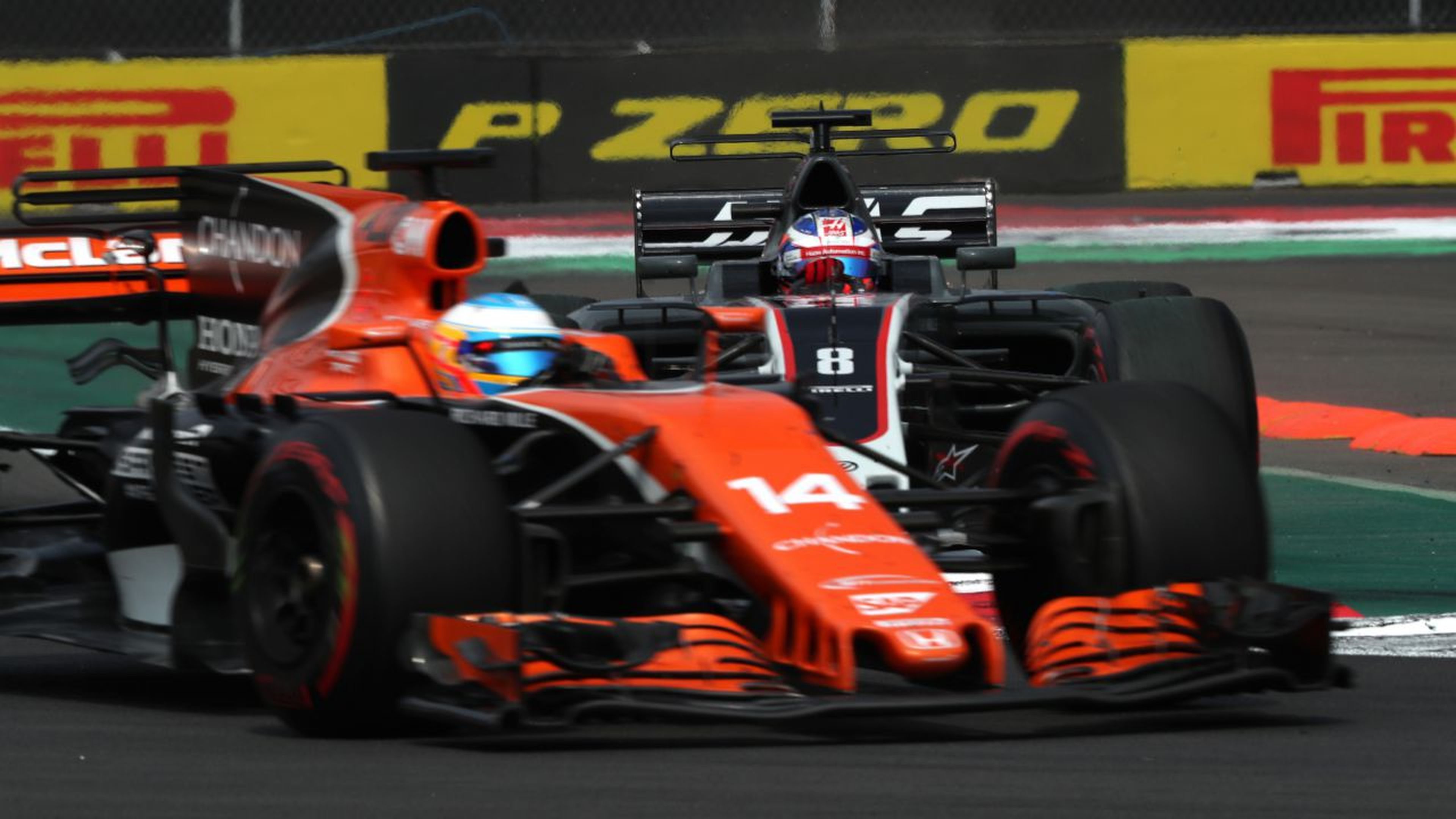 Remontada de Alonso en el GP de México