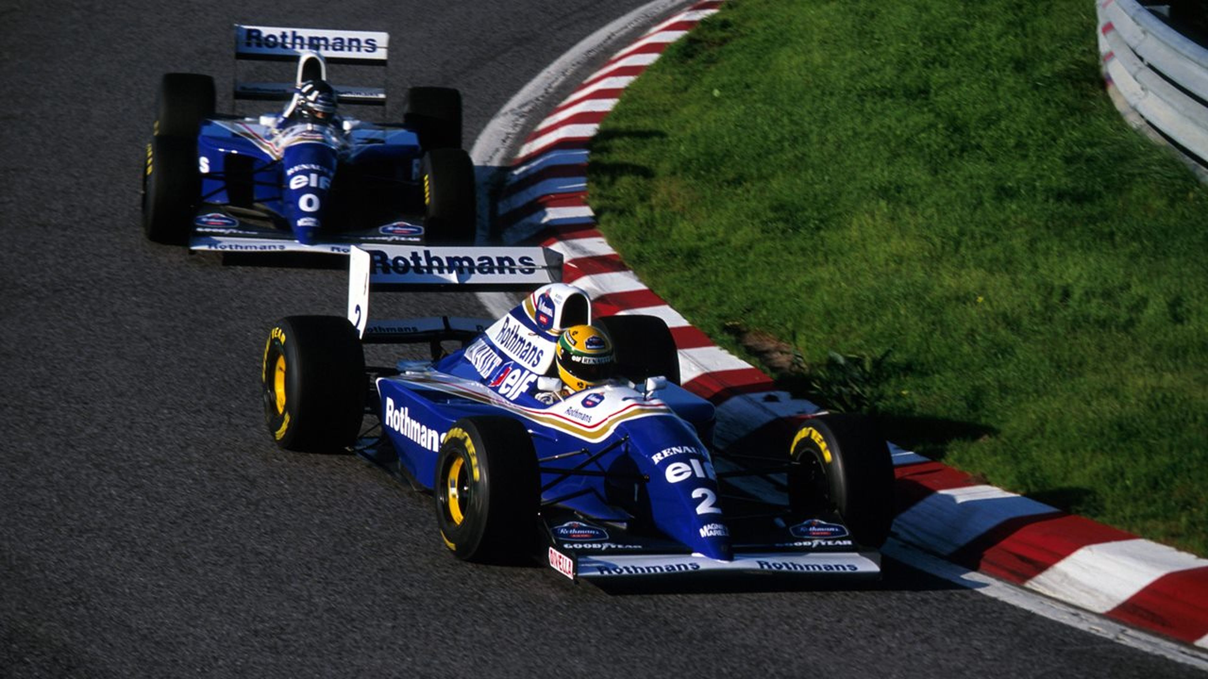 Ayrton Senna y Damon Hill
