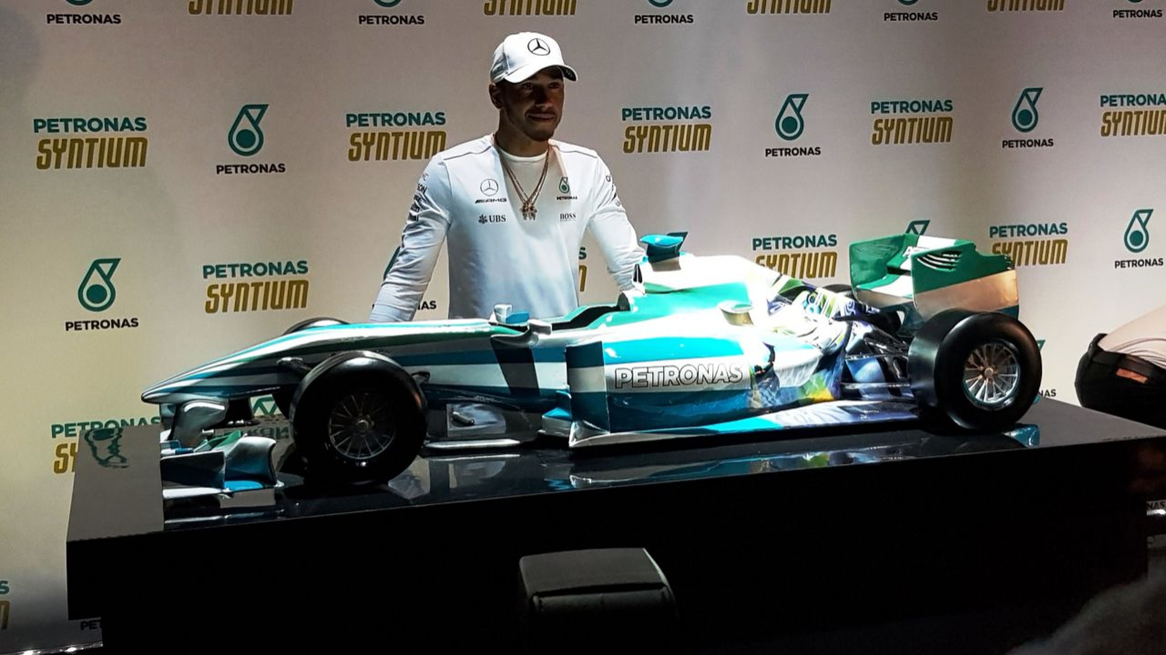 Lewis Hamilton modelo a escala