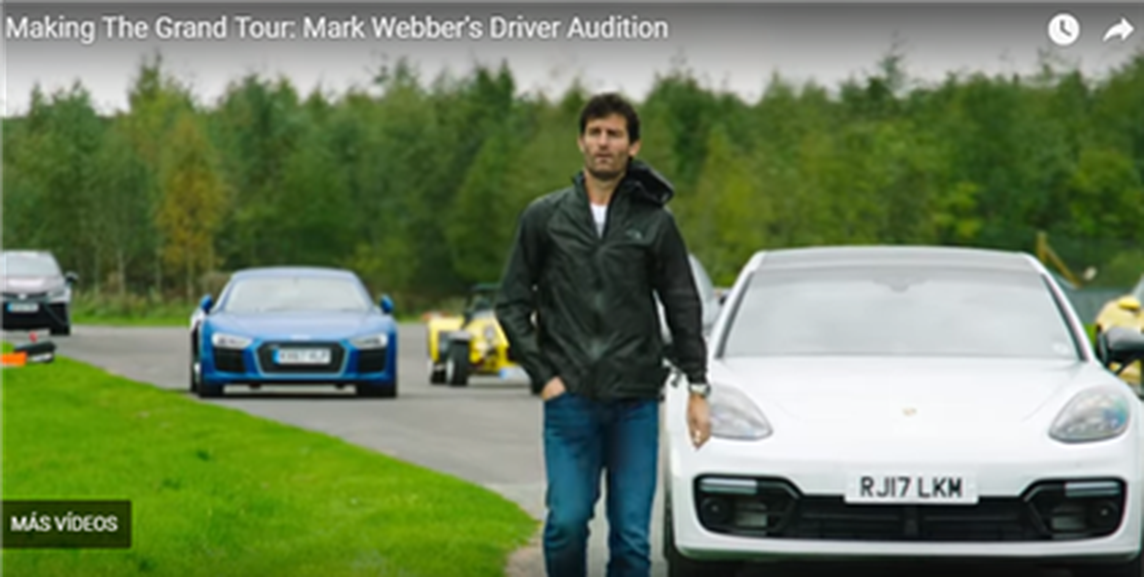 Mark Webber, en The Grand Tour 2