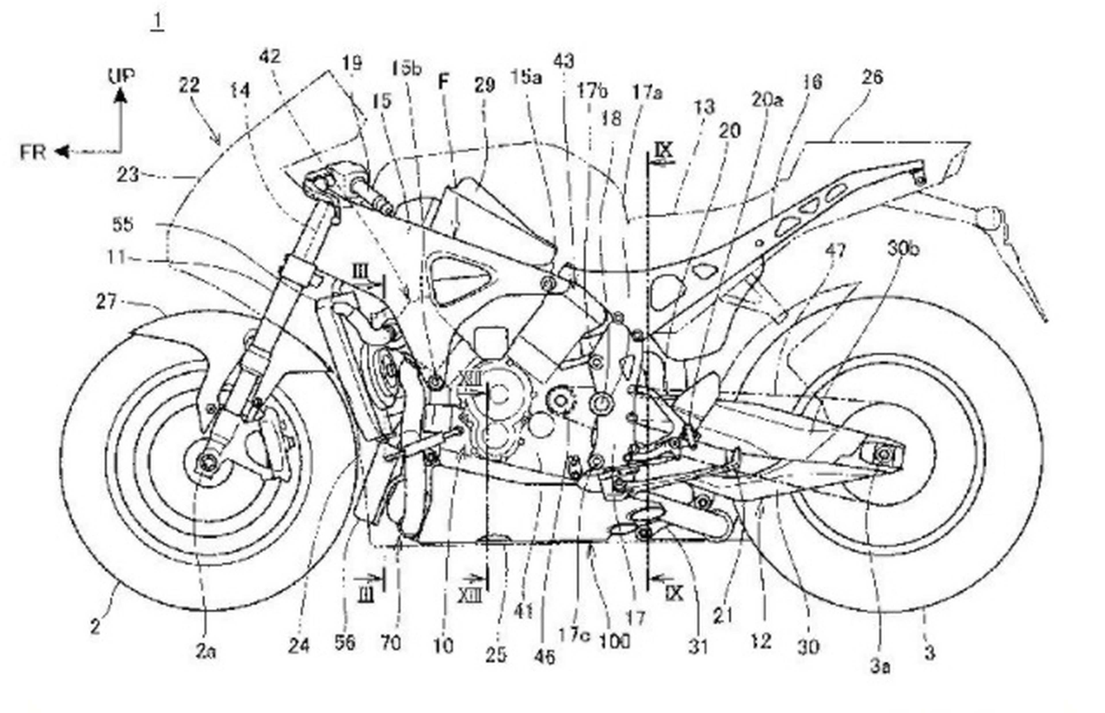 Patentes Honda RVF1000 2019