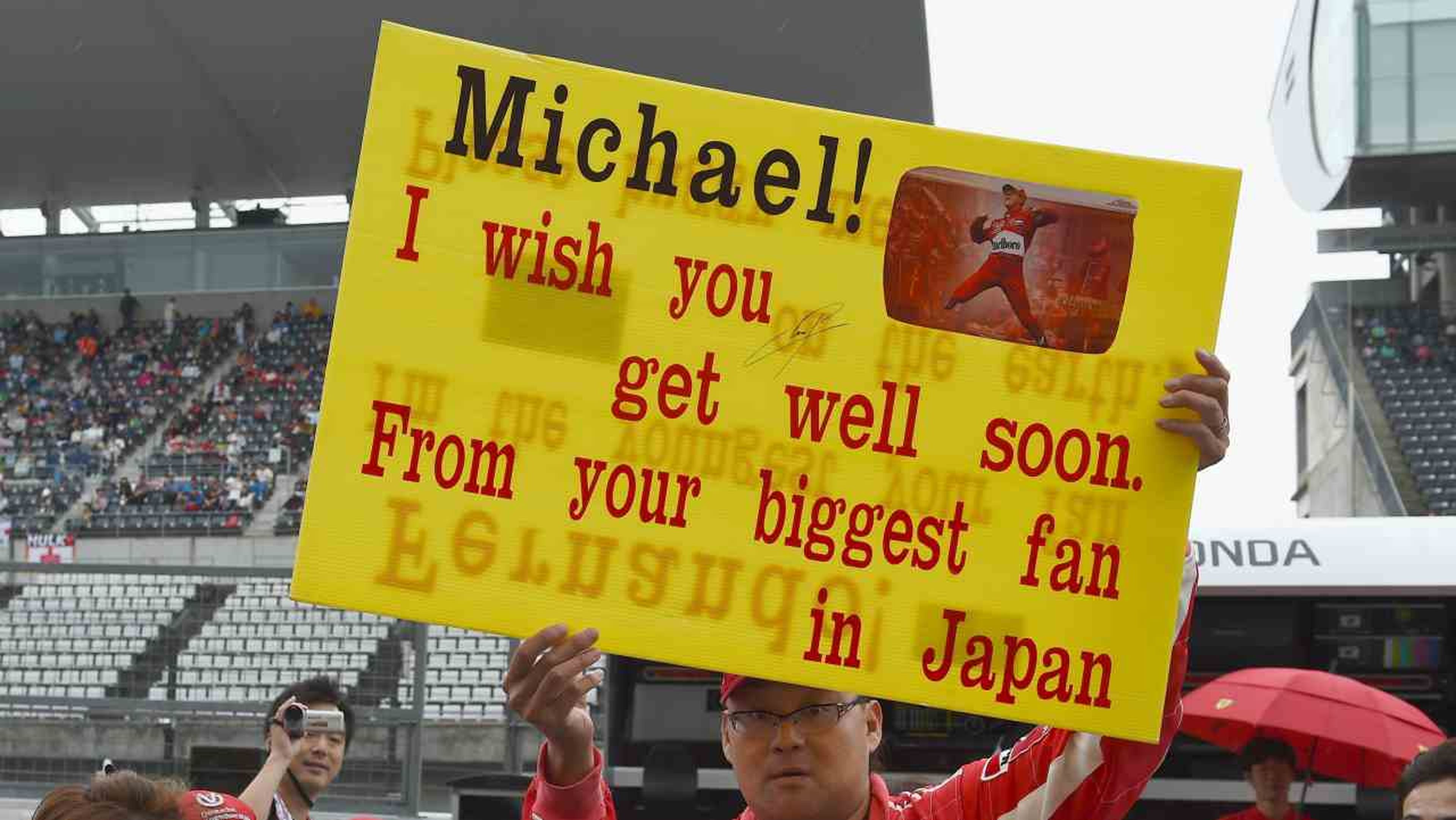Fan de Schumacher en Japón