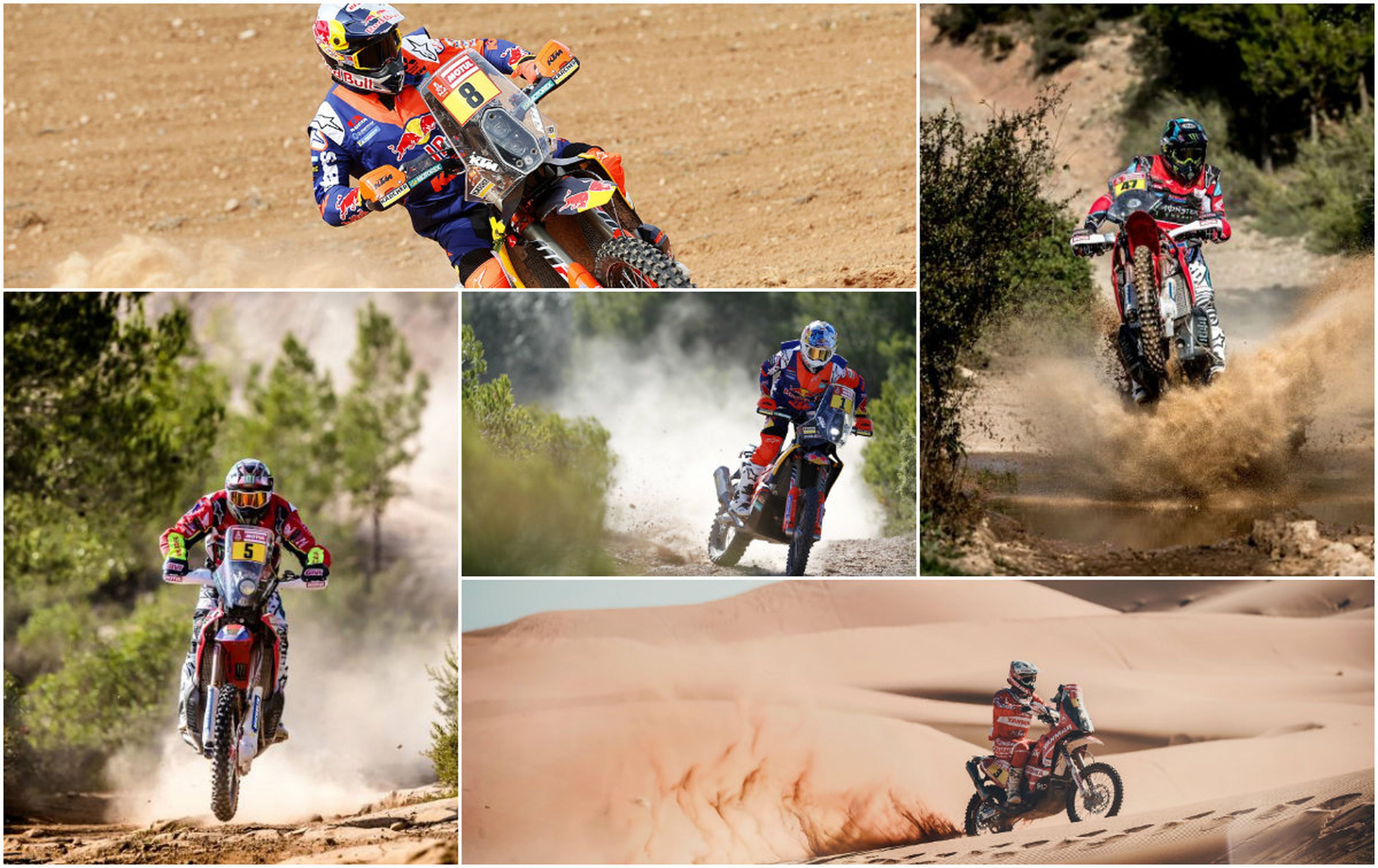 Los favoritos del Dakar 2018 en motos