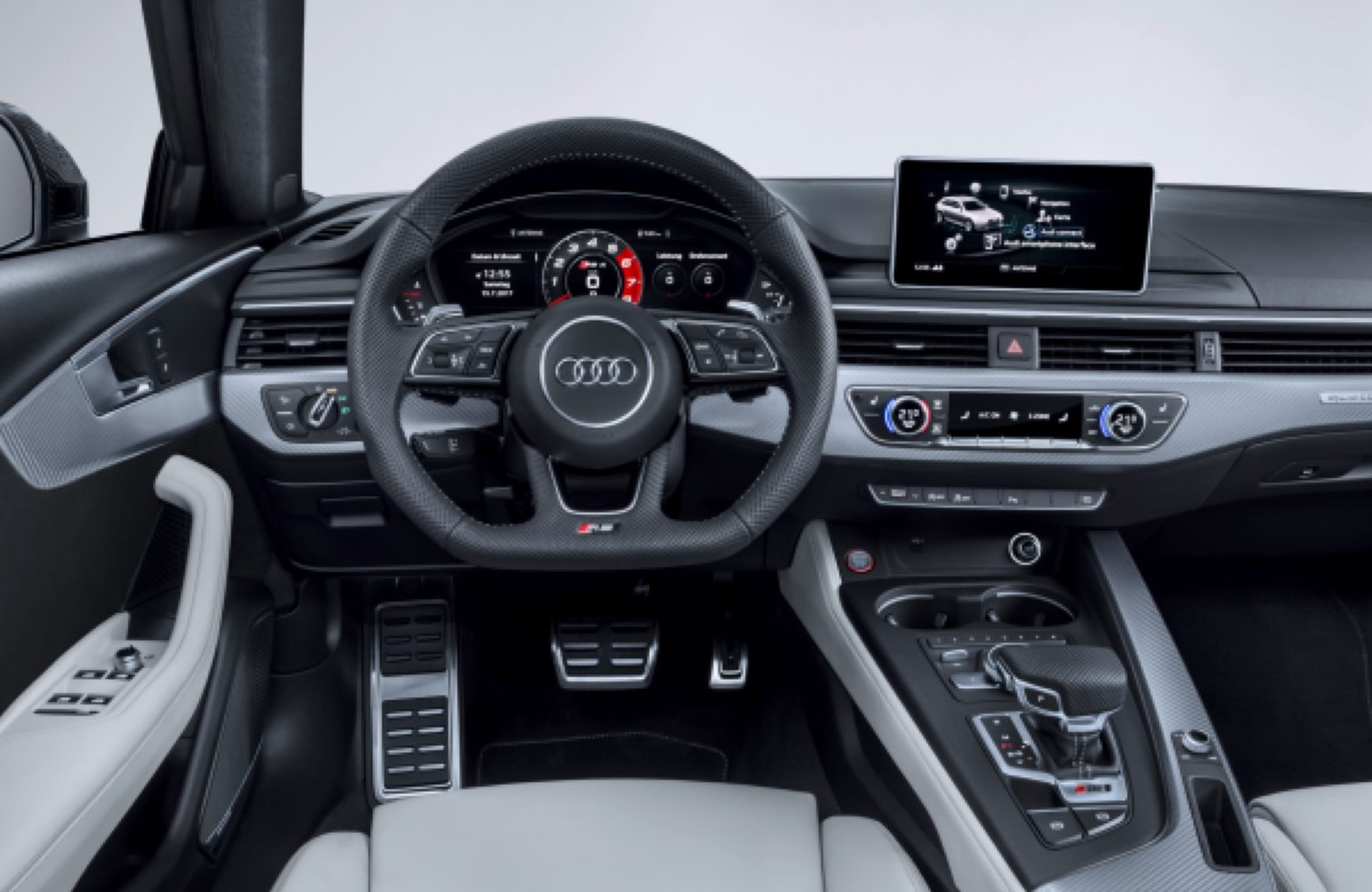 Interior del Audi RS 4 2018