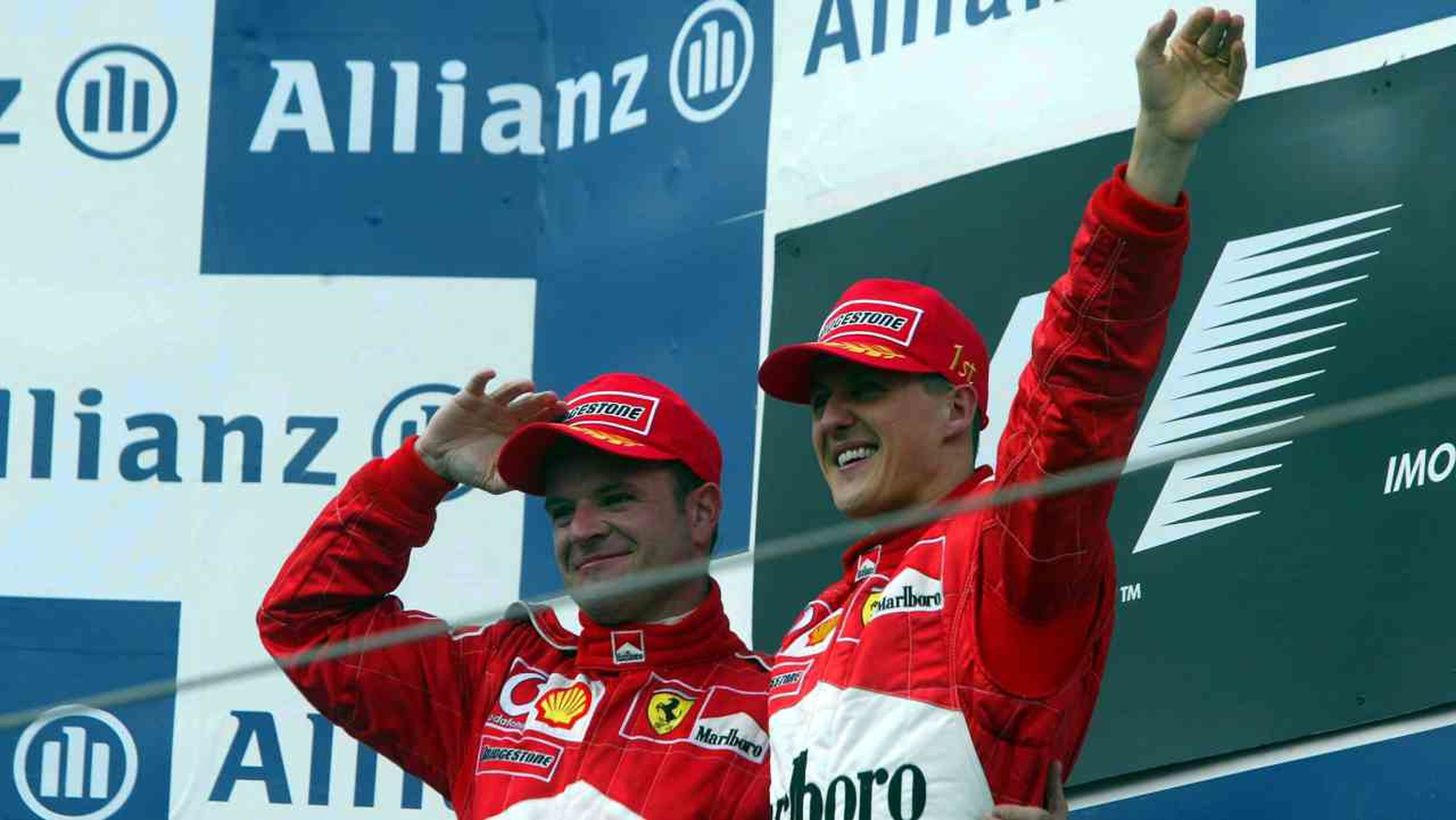 Michael Schumacher y Rubens Barrichello