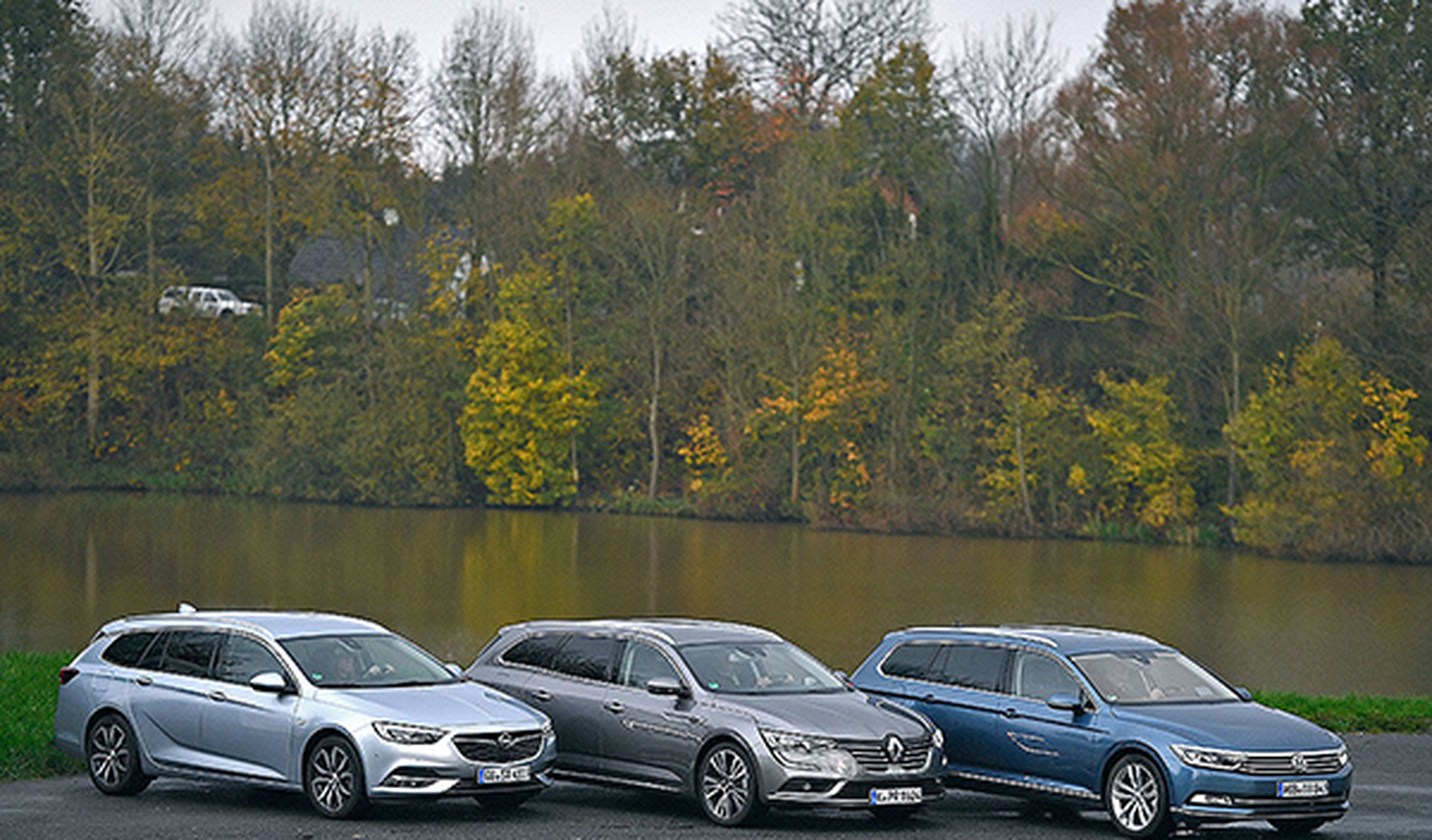 Opel Insignia Sports Tourer vs Renault Talisman Sport Tourer y Volkswagen Passat Variant