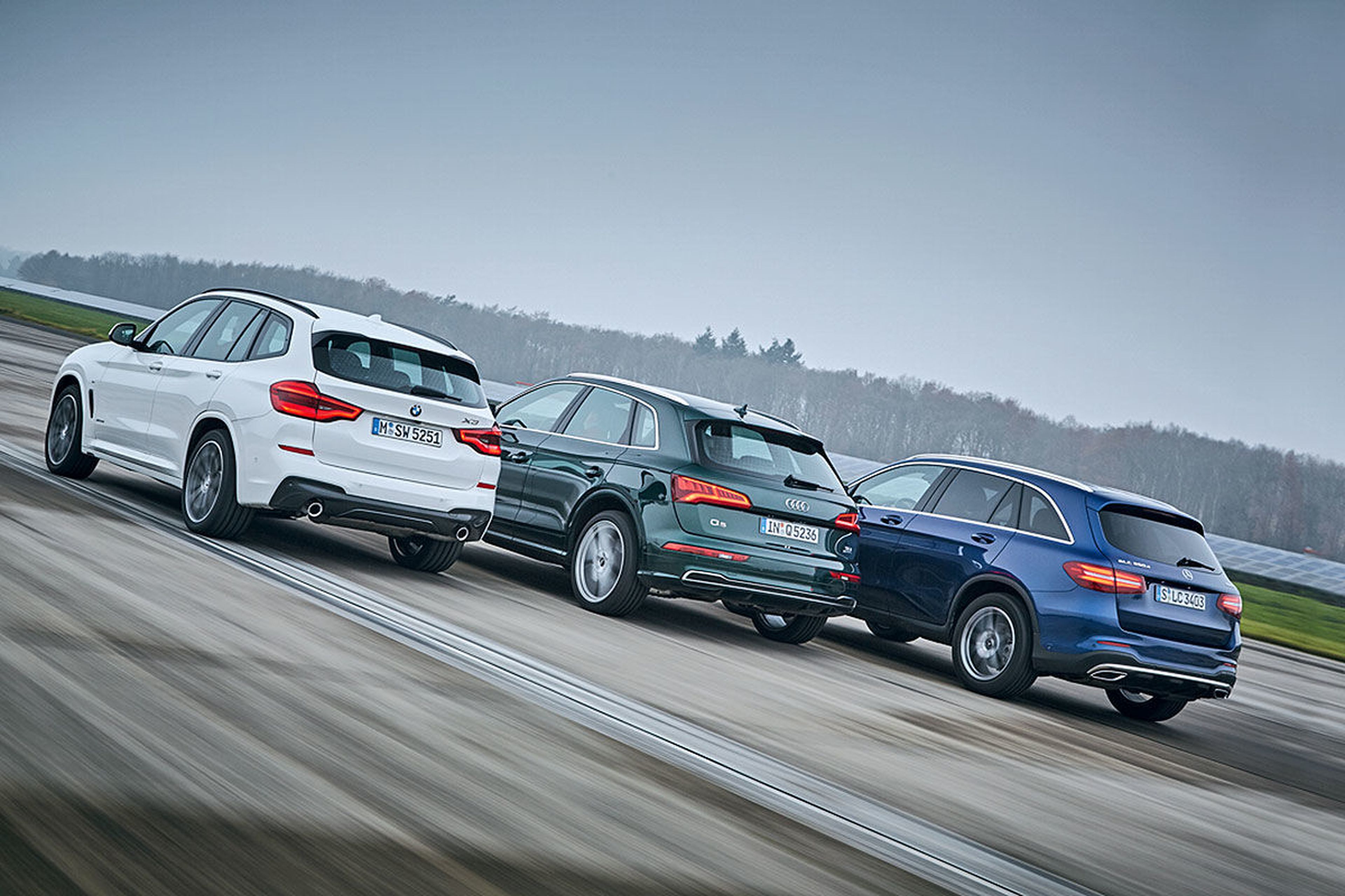 Al volante: Audi Q5/BMW X3/Mercedes GLC