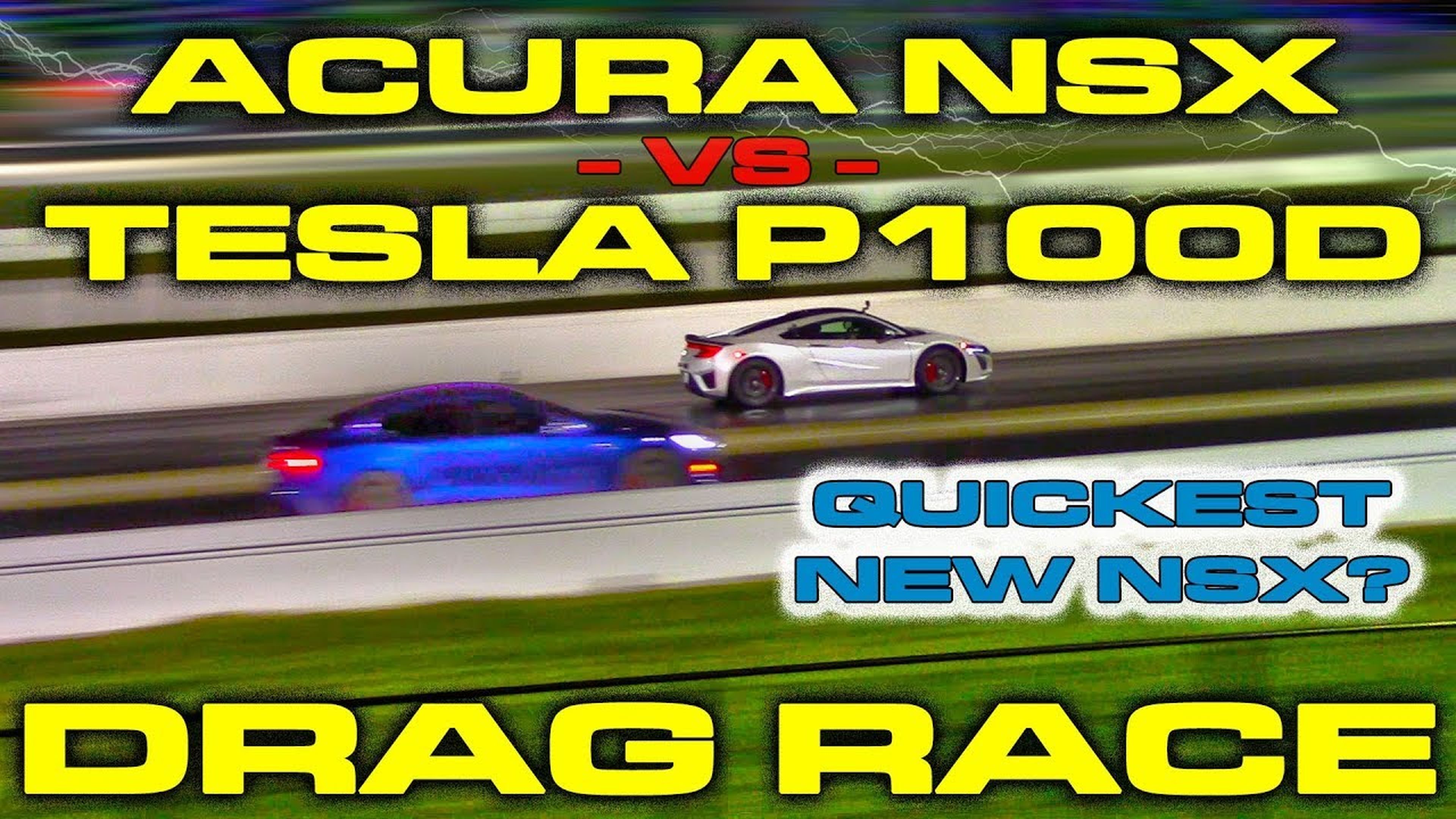 Acura NSX o Tesla Model S, ¿cuál es más rápido?