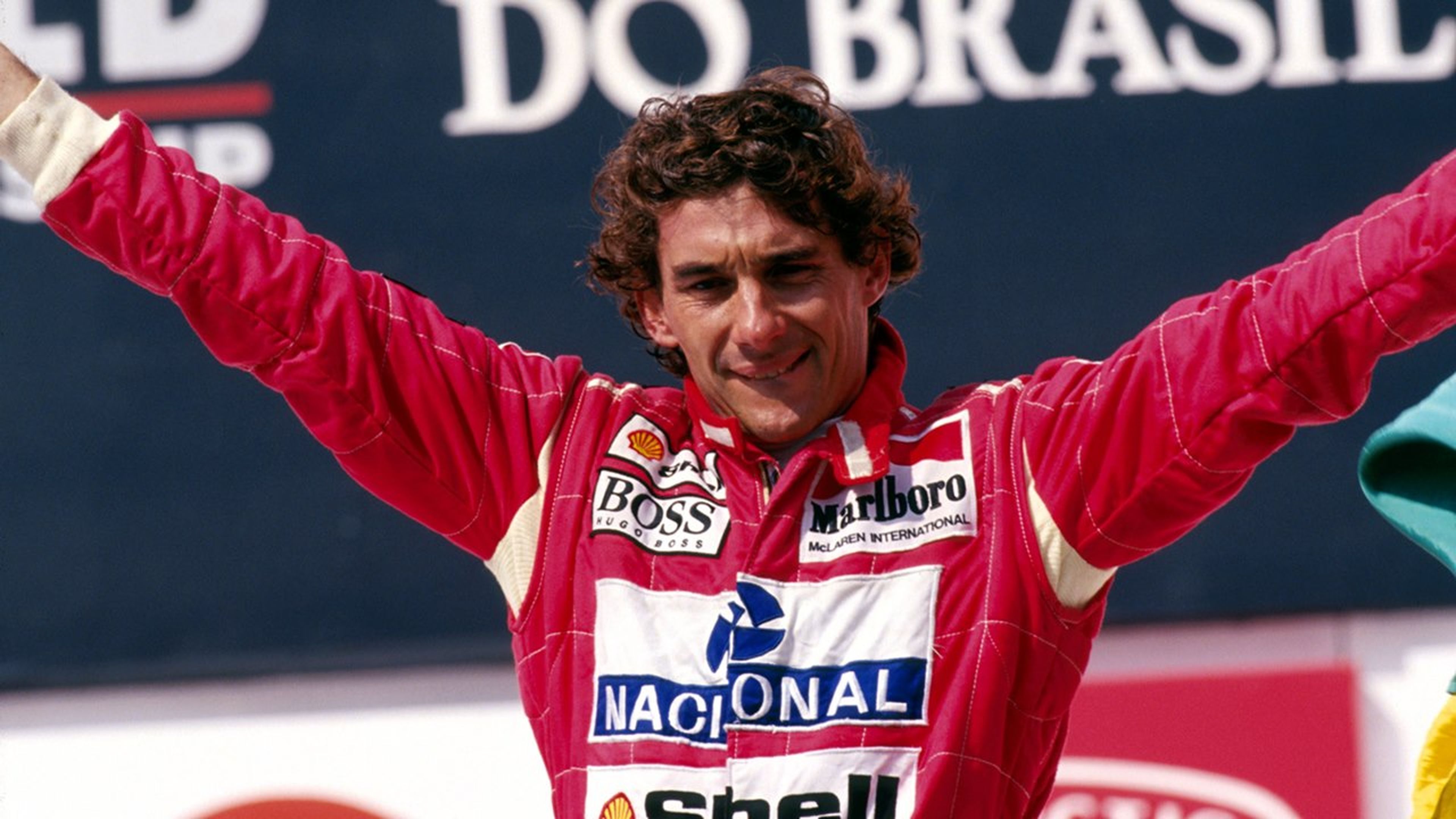 Ayrton Senna gana en Brasil