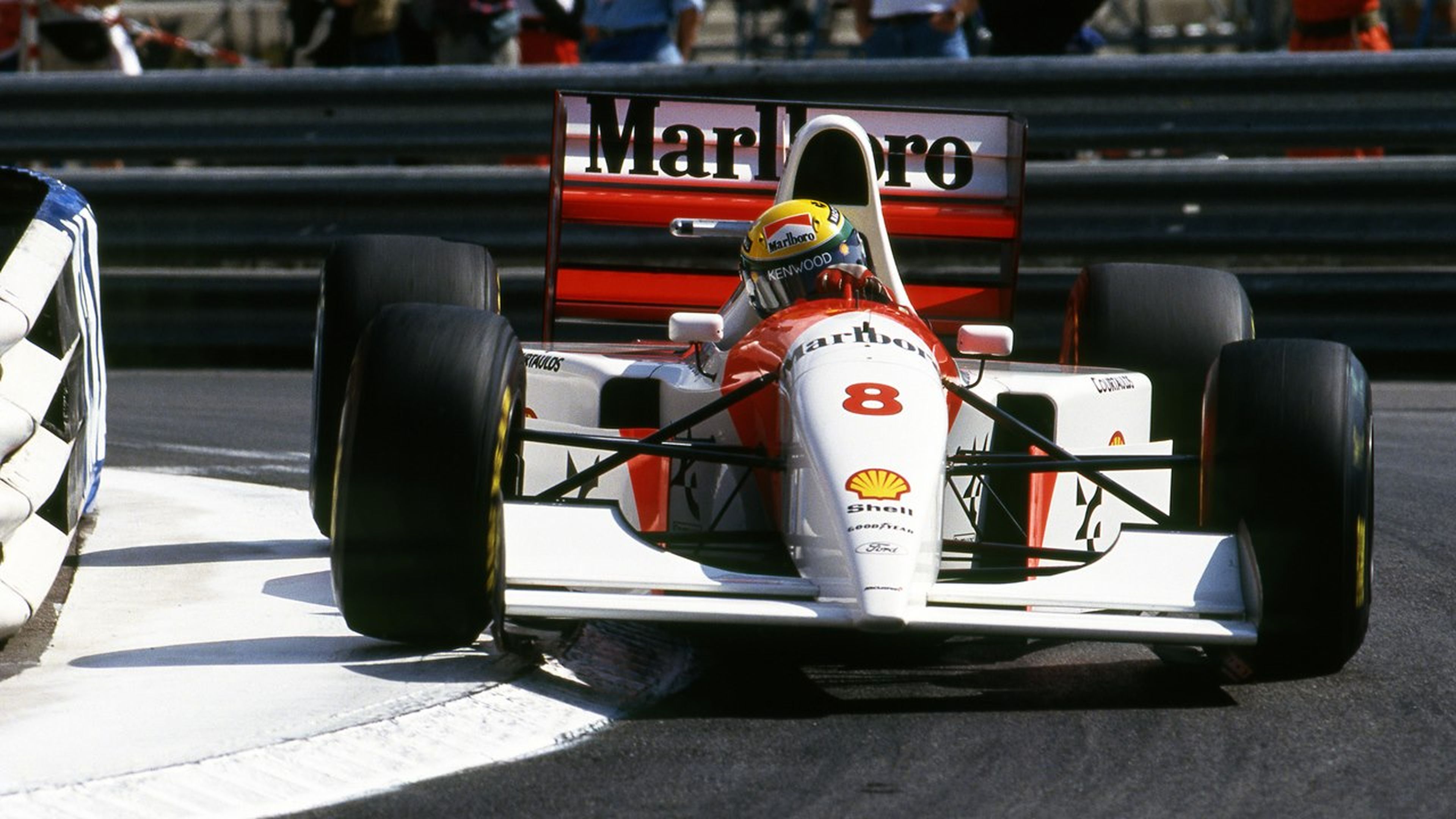 Ayrton Senna en el GP Mónaco 1993