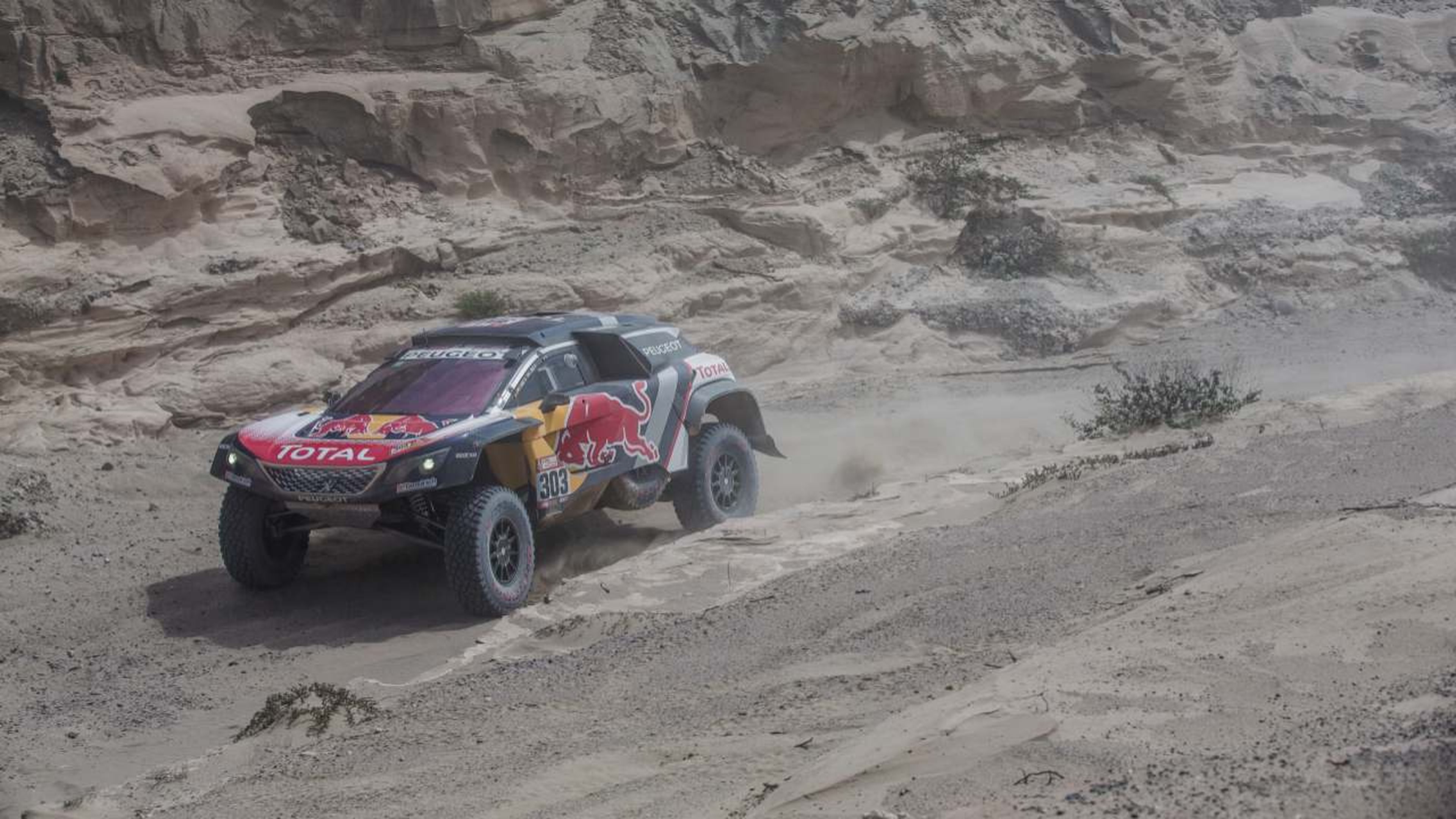 Carlos Sainz, líder del Dakar 2018