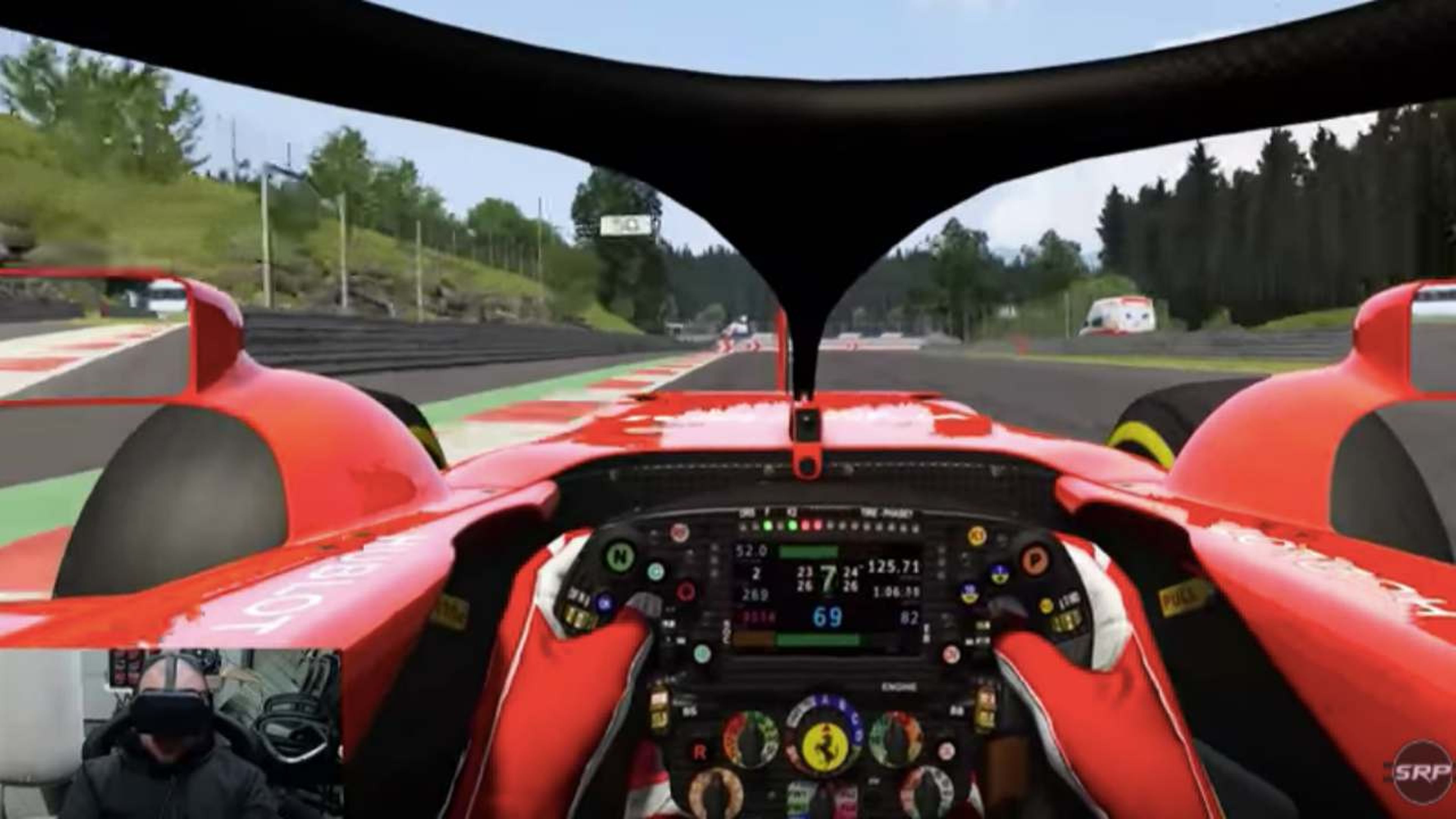 Cómo se ve con el halo en F1