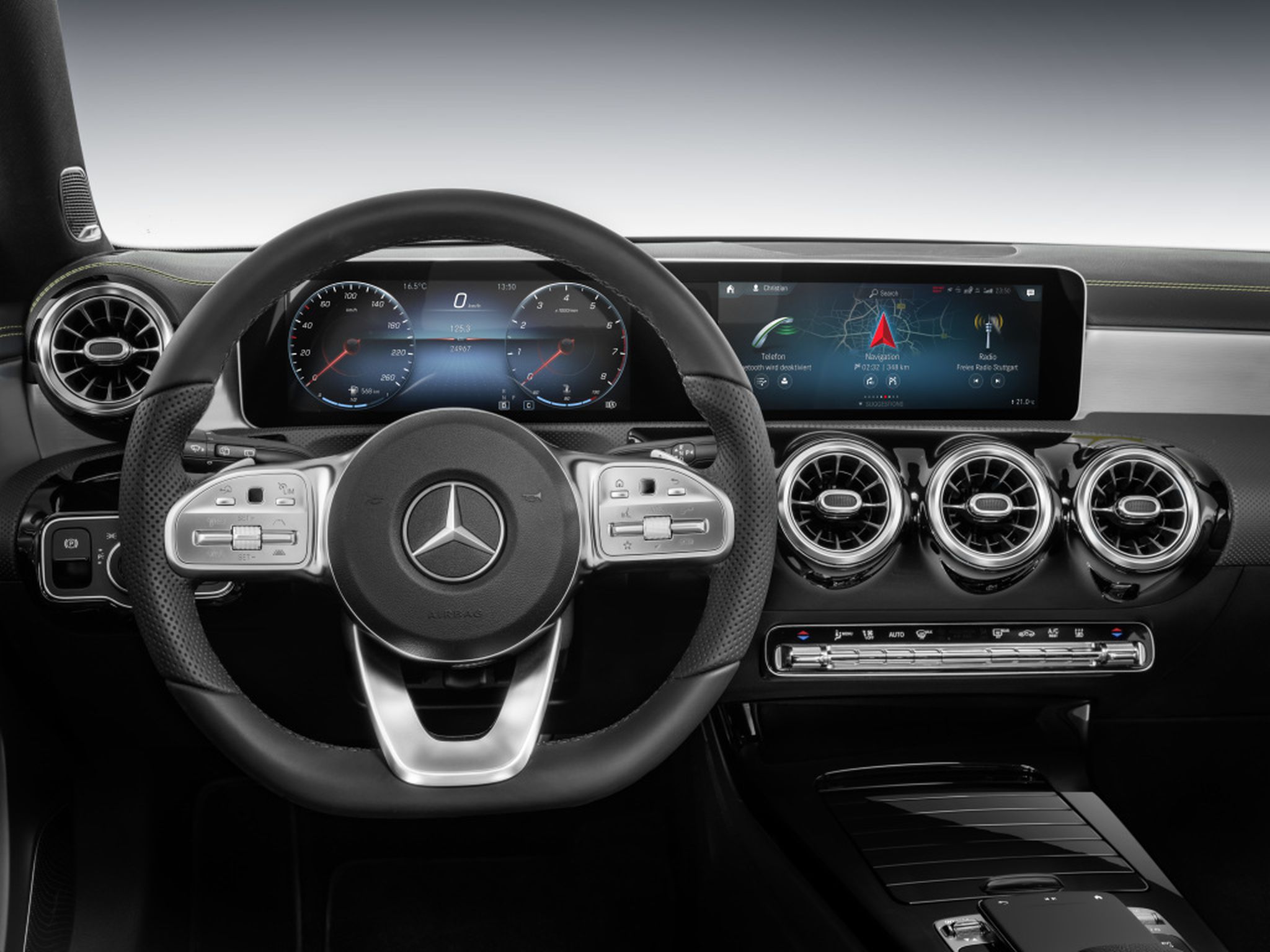 Nuevo sistema de infoentretenimiento del Mercedes Clase A 2018