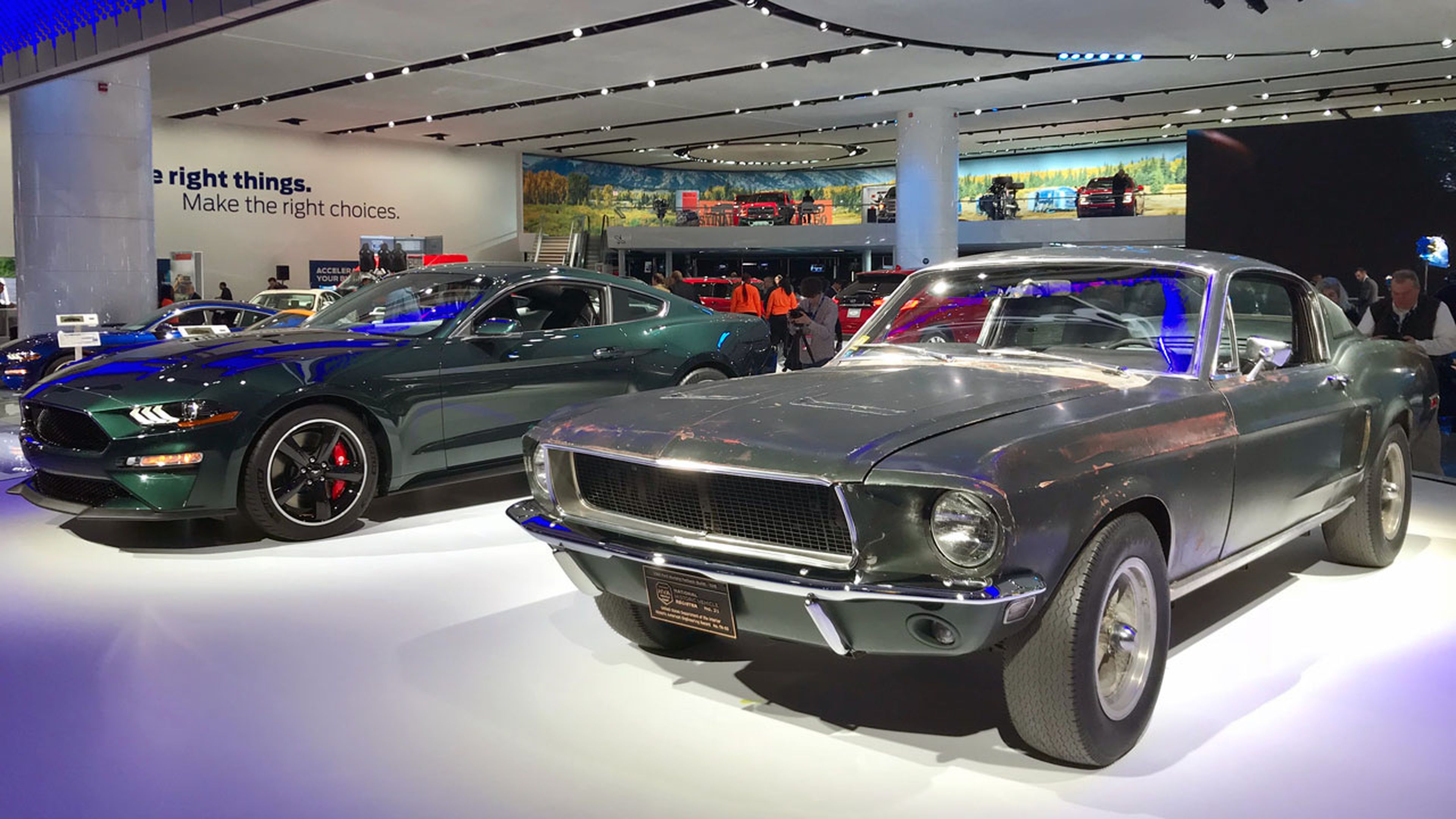 Salón de Detroit 2018: Mustang 2019 vs Bullitt 1968