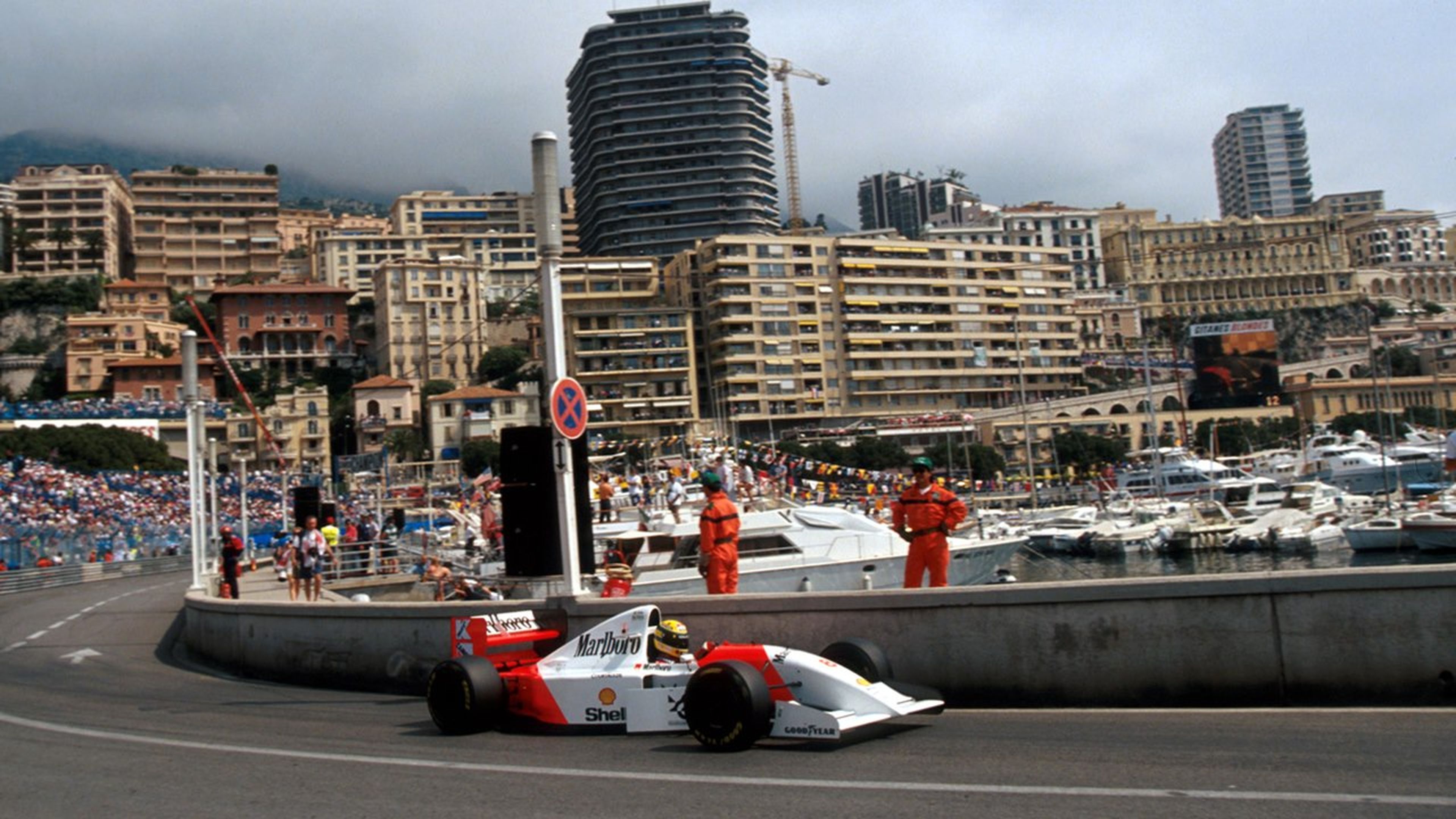 Senna en el GP Mónaco
