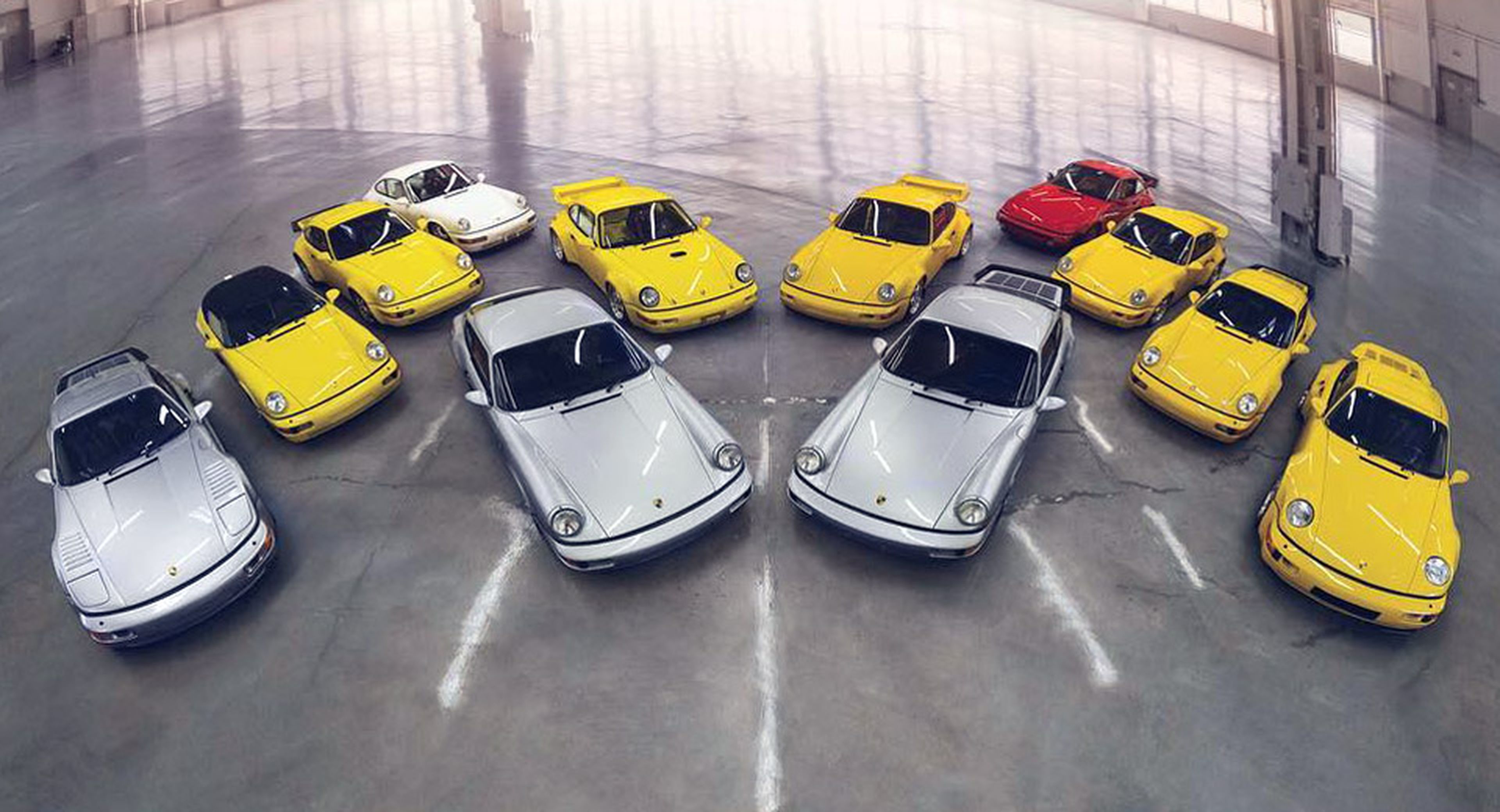 A subasta una colección completa de Porsche 964