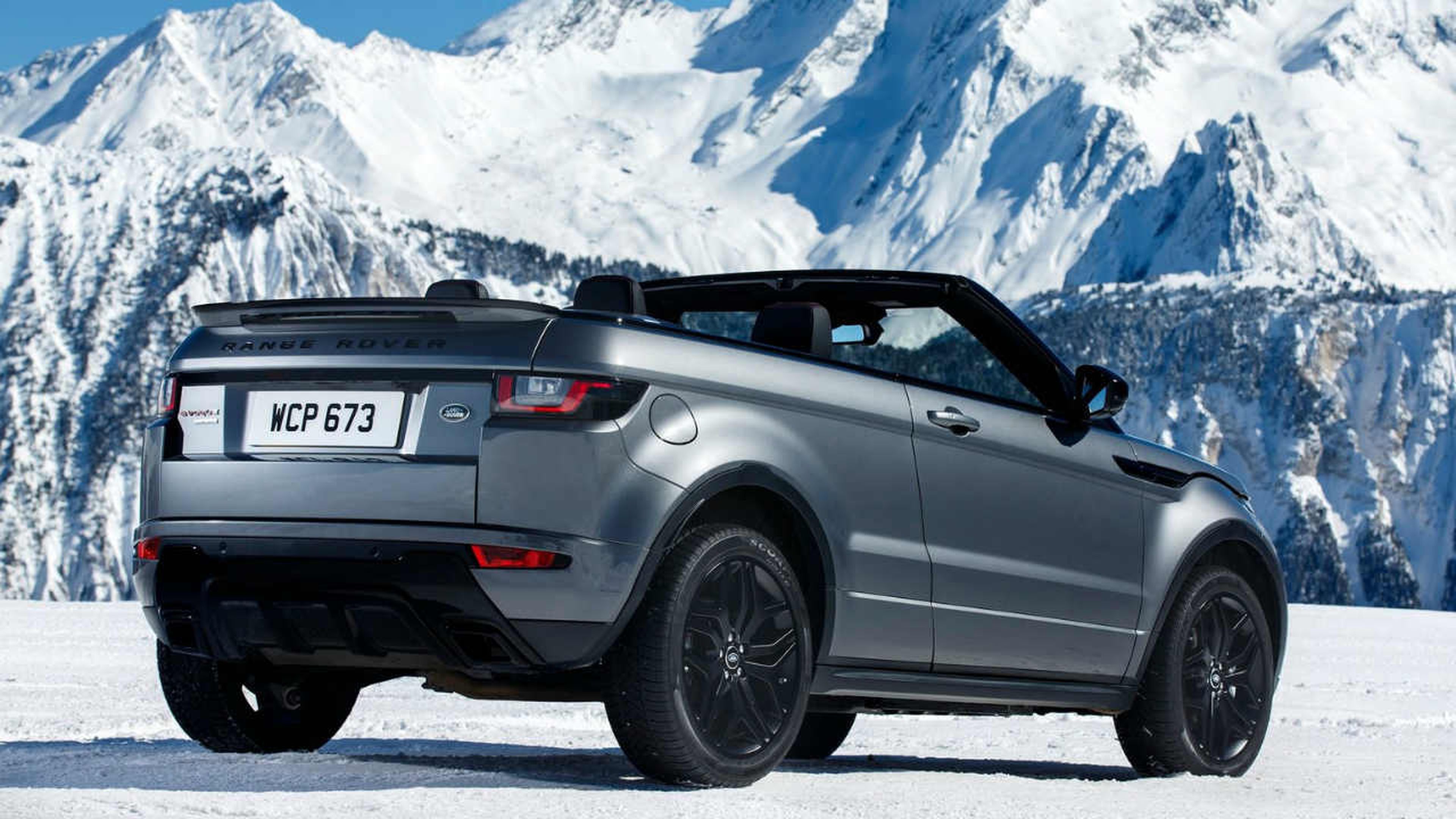 Los 5 mejores coches para conducir en invierno de 2018 Range Rover Evoque Convertible