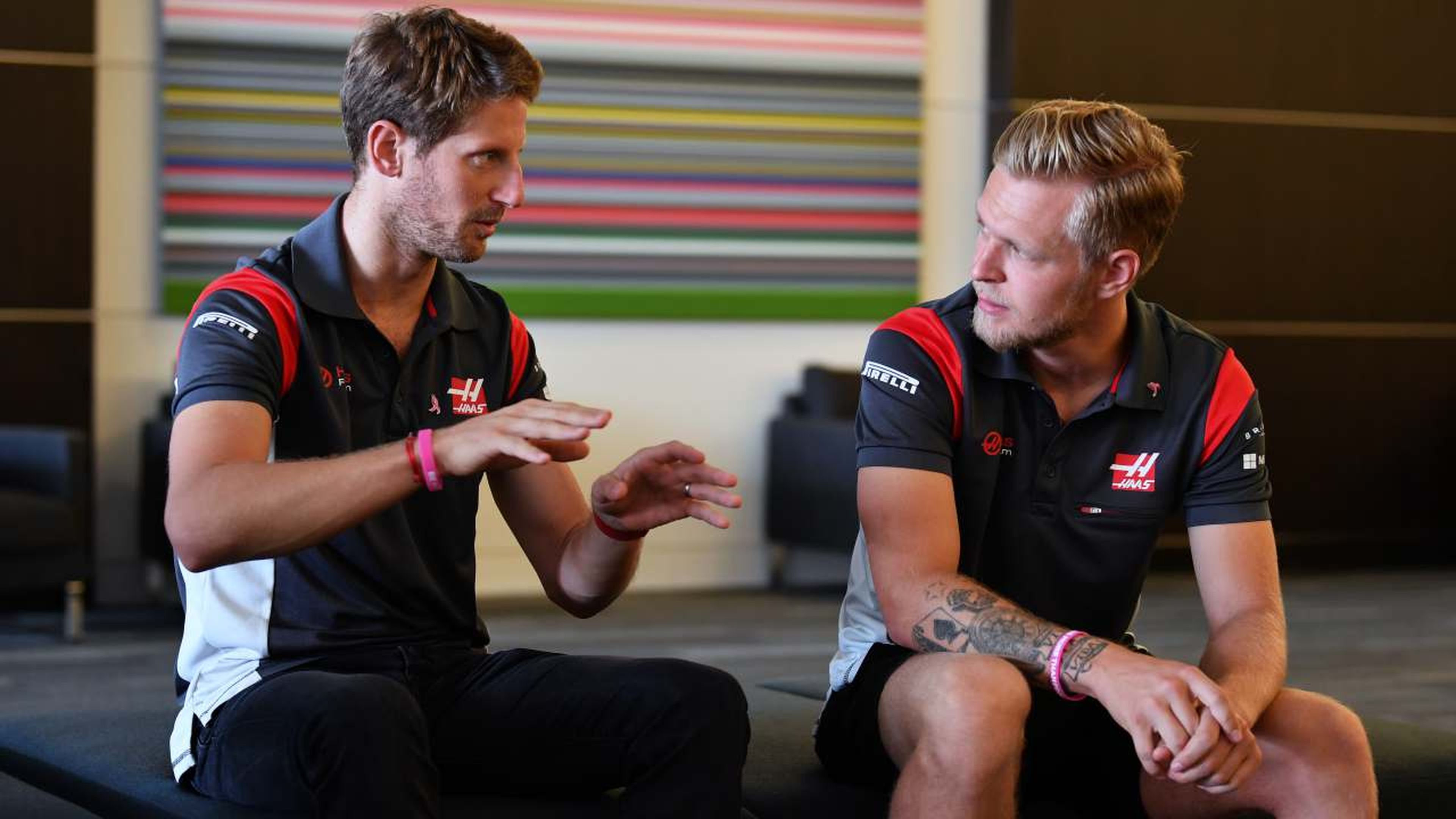 Grosjean y Magnussen