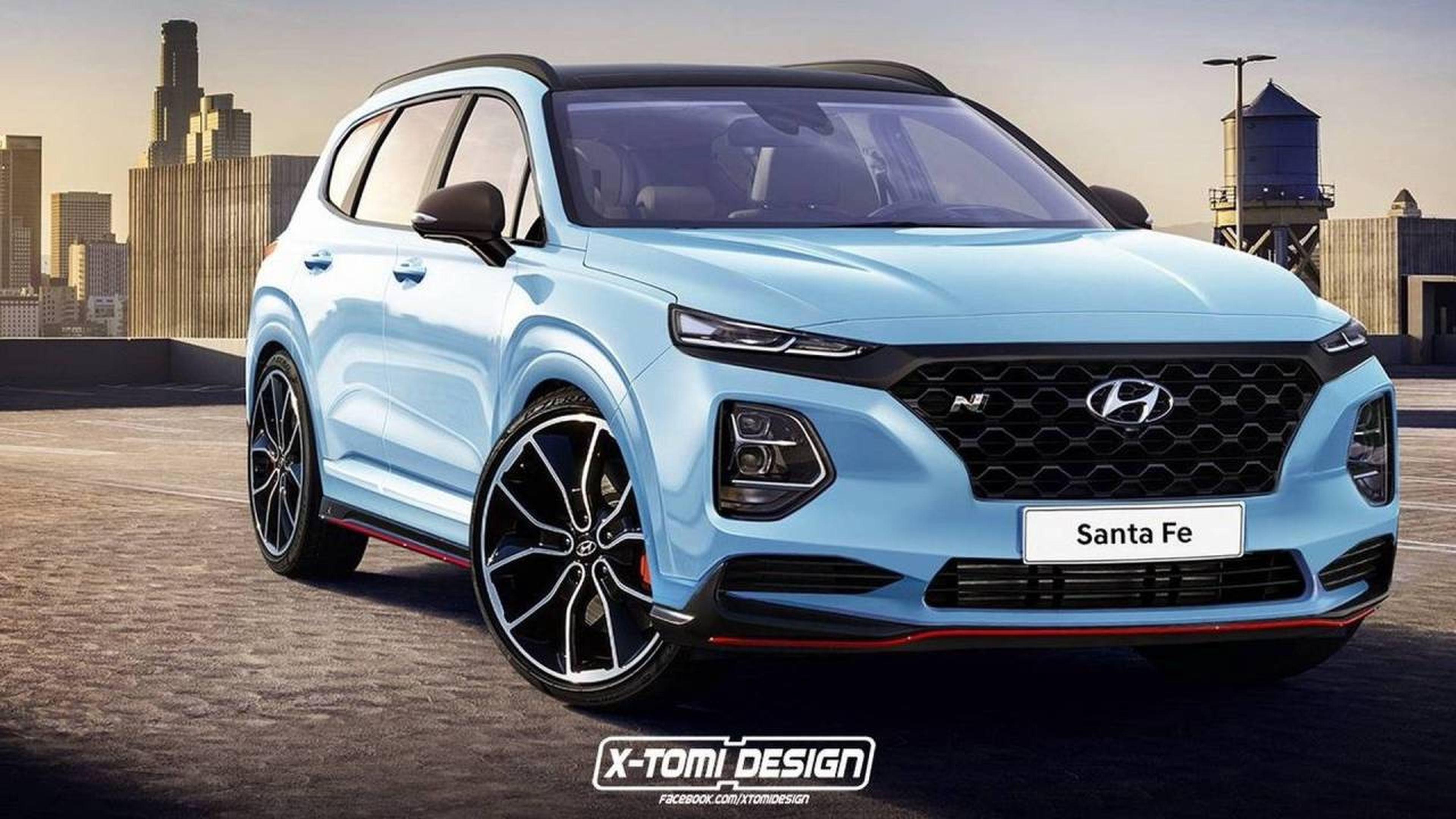 Hyundai Santa Fe N render