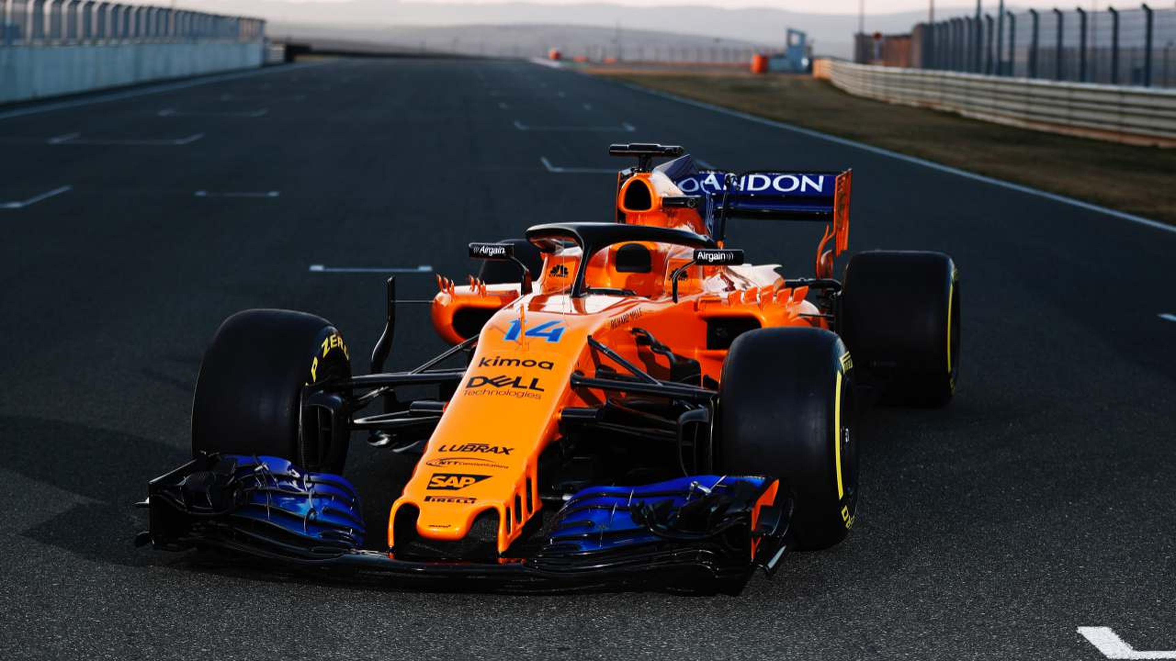 McLaren MCL33 recta meta