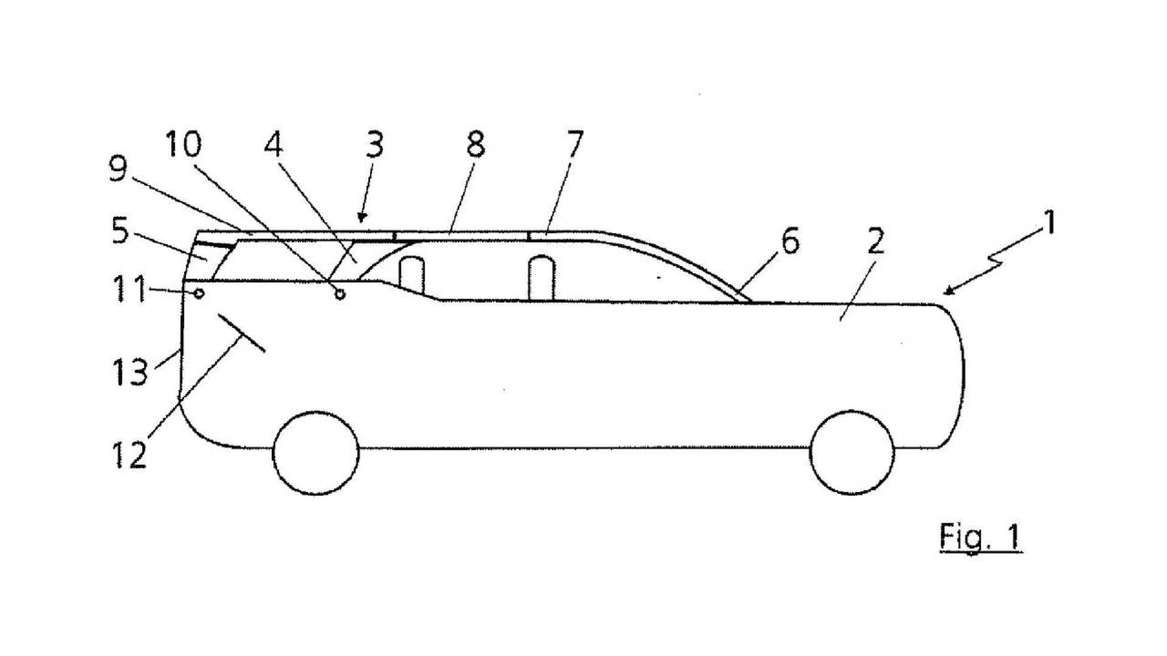 Patente Audi SUV descapotable