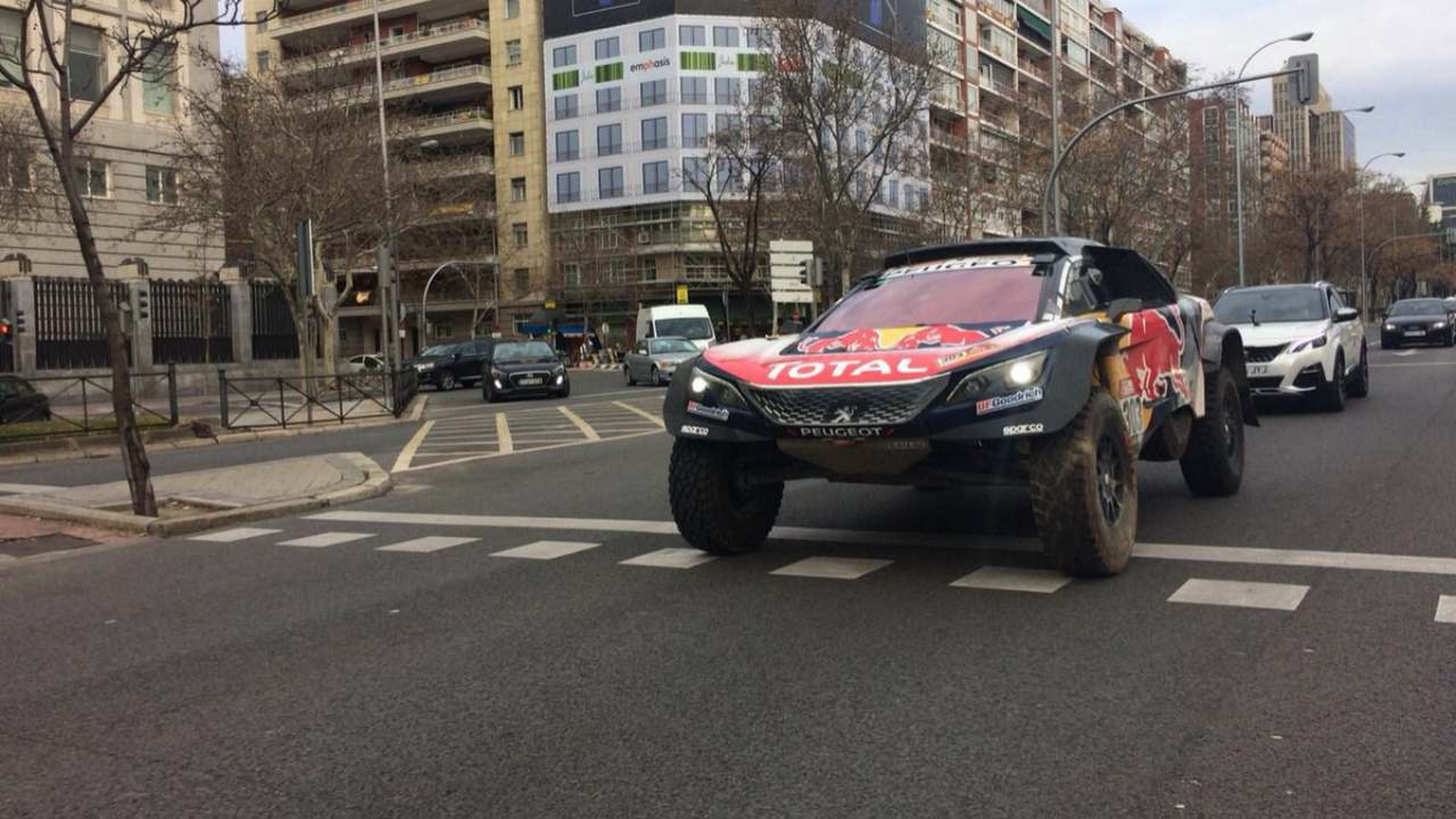 El Peugeot del Dakar en Madrid