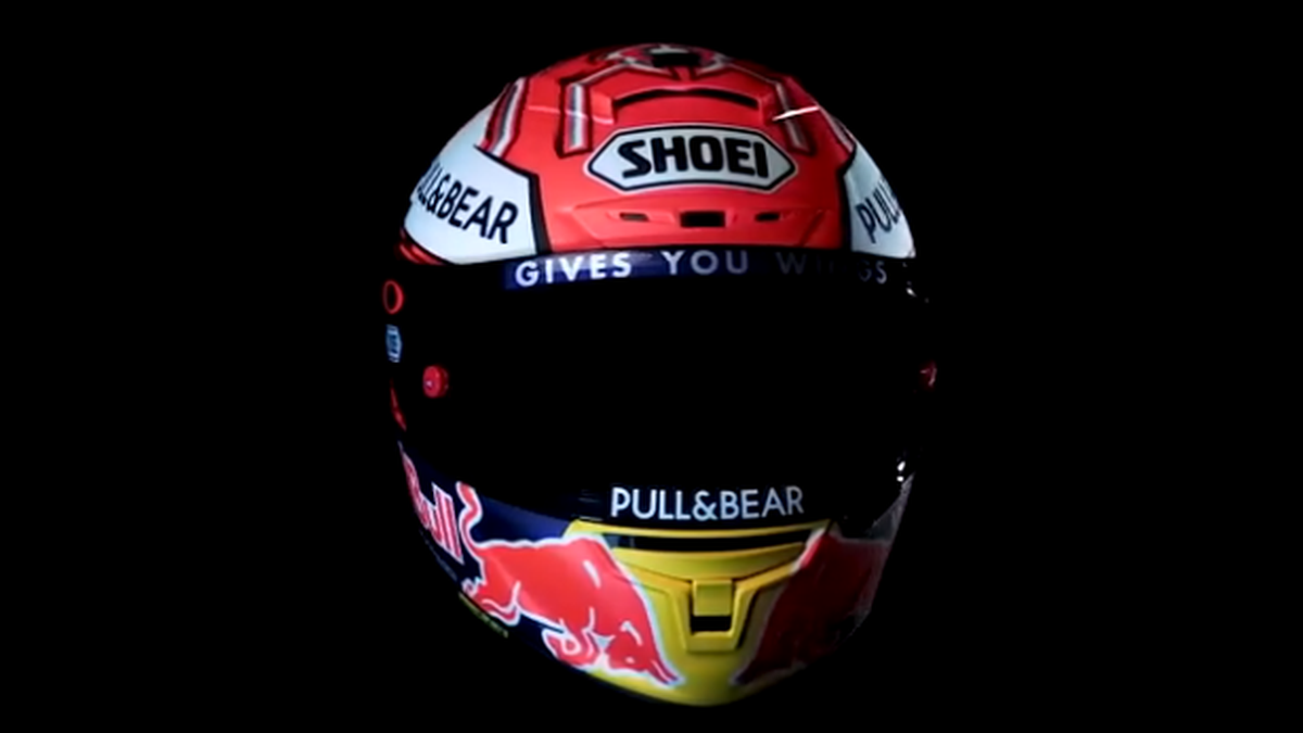 As es el casco que utilizar Marc M rquez en MotoGP 2018 Auto