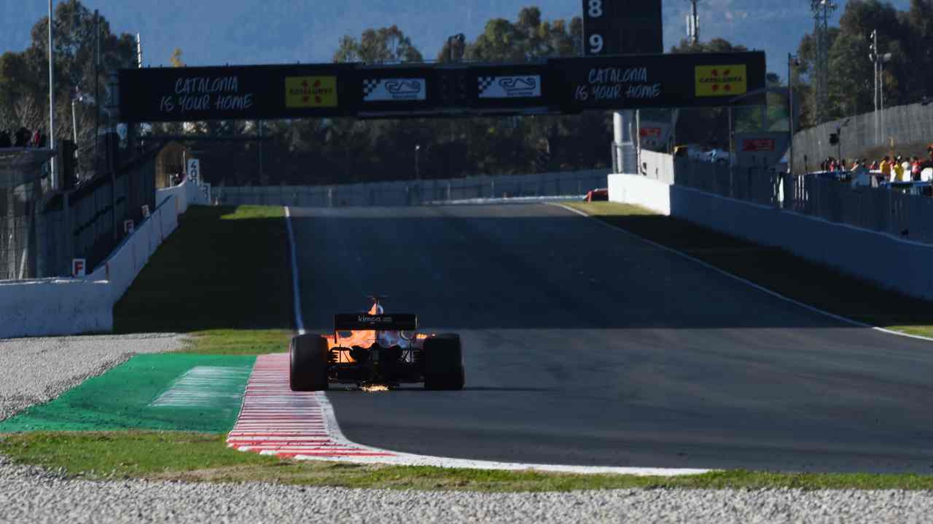 Fernando Alonso en el sexto día de test de F1