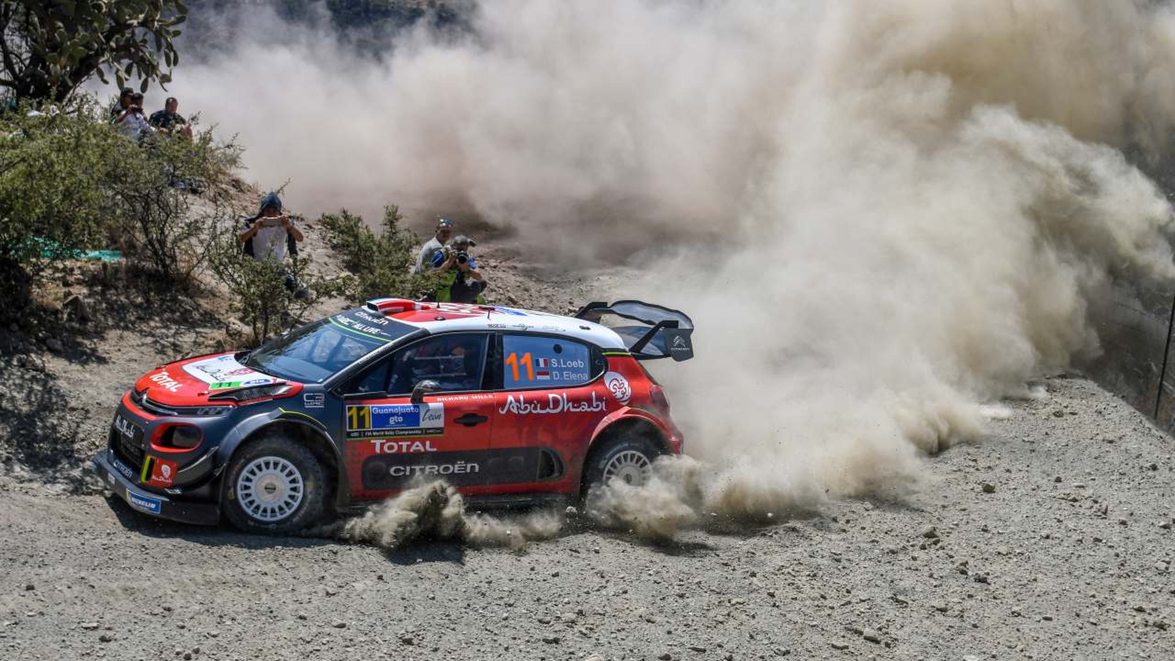Loeb en el Rally de México