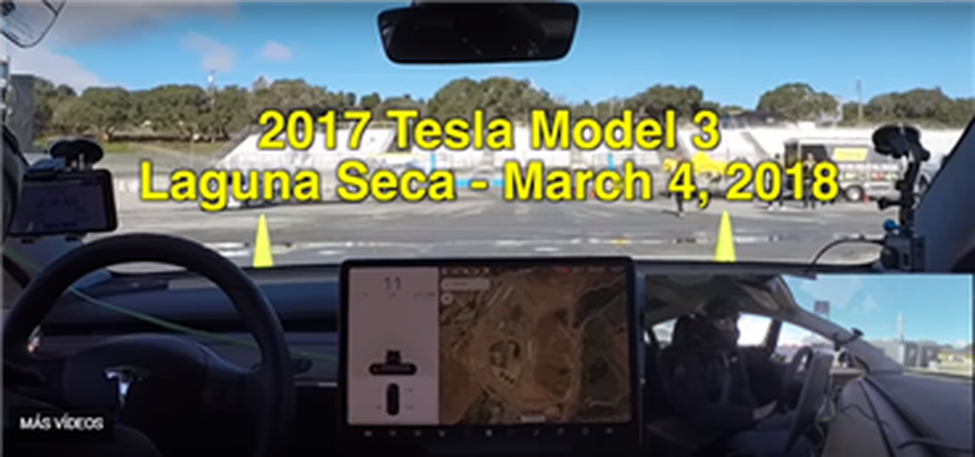 Tesla Model 3, en Laguna Seca
