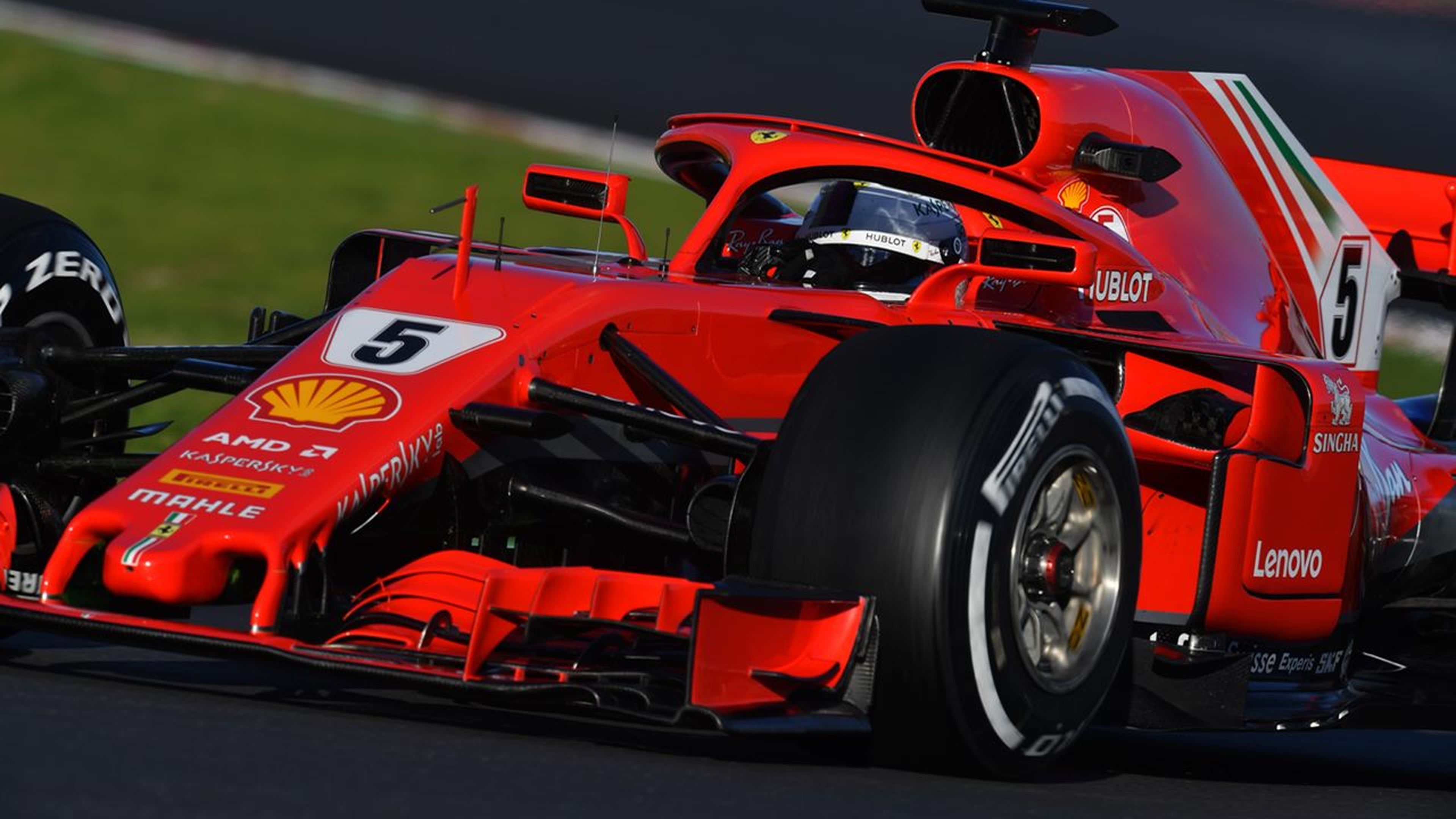 Vettel F1 test