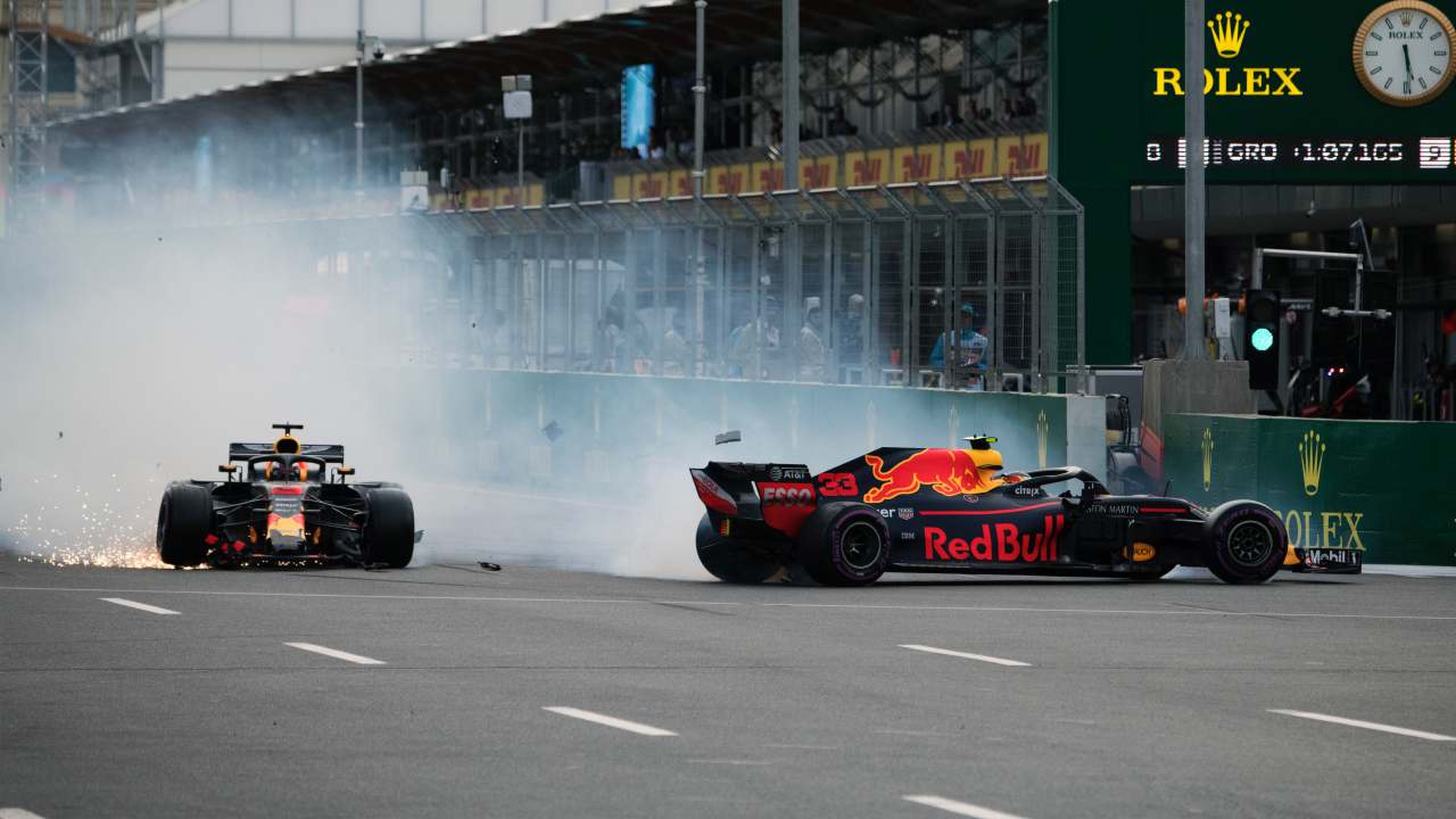 Accidente de Red Bull en Azerbaiyán