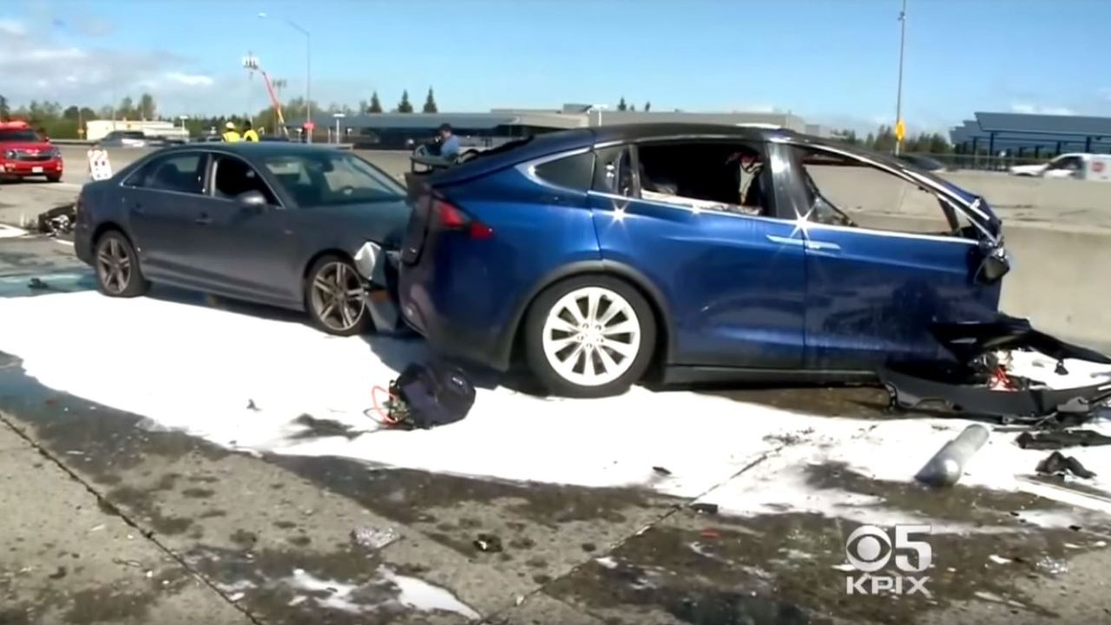 Accidente Tesla Model X Autopilot