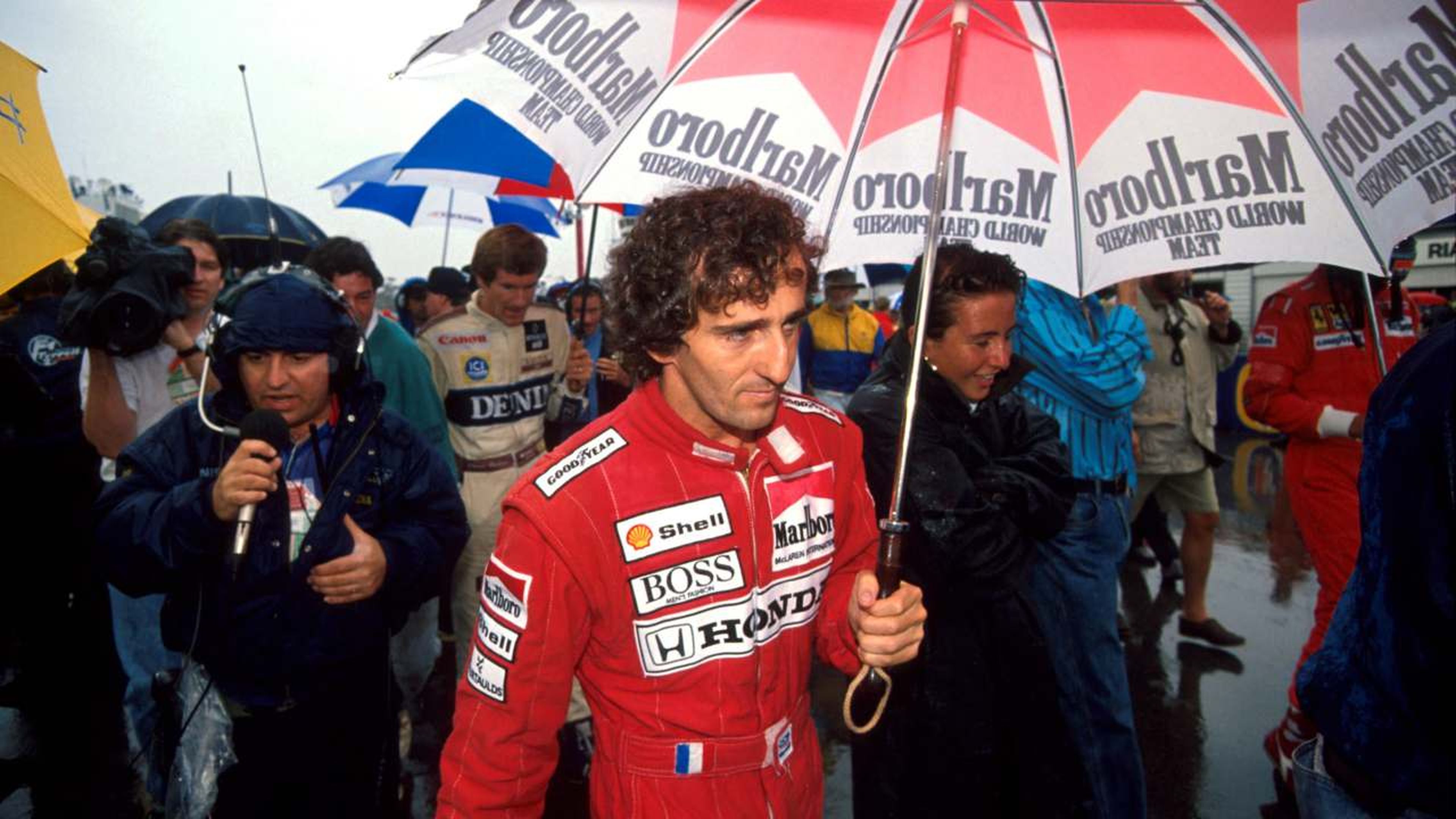 Alain Prost en el GP de Australia 1989